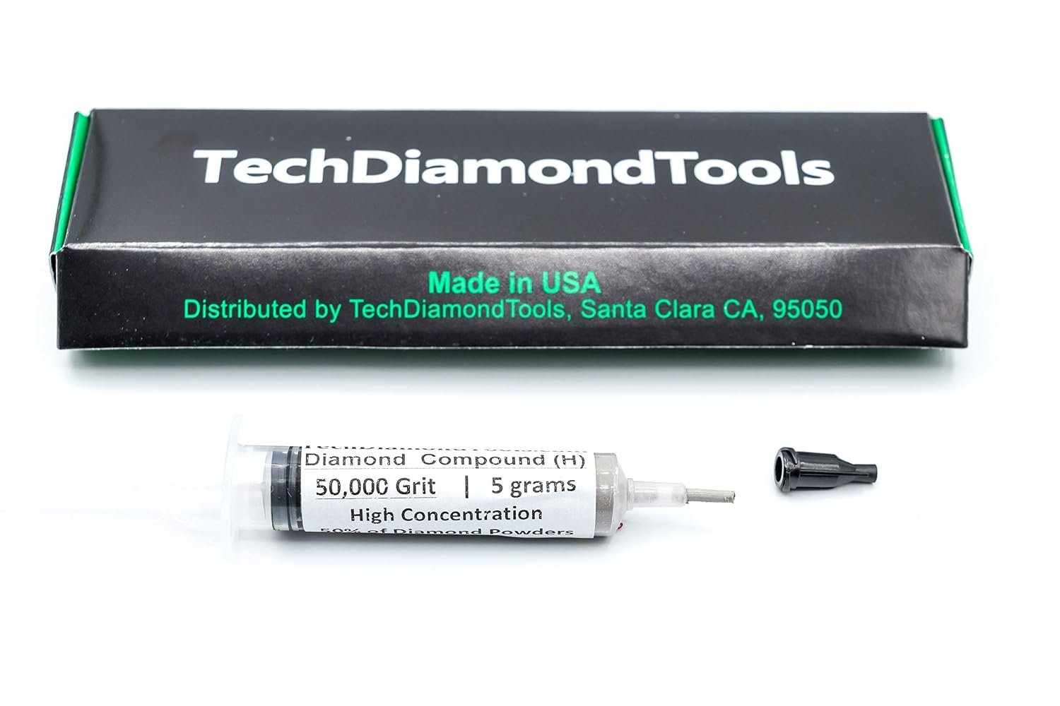 Detalle de TechDiamondTools ダイヤモンド研磨コンパウンド 50,000グリット・0-0.5ミクロンの油性ペースト