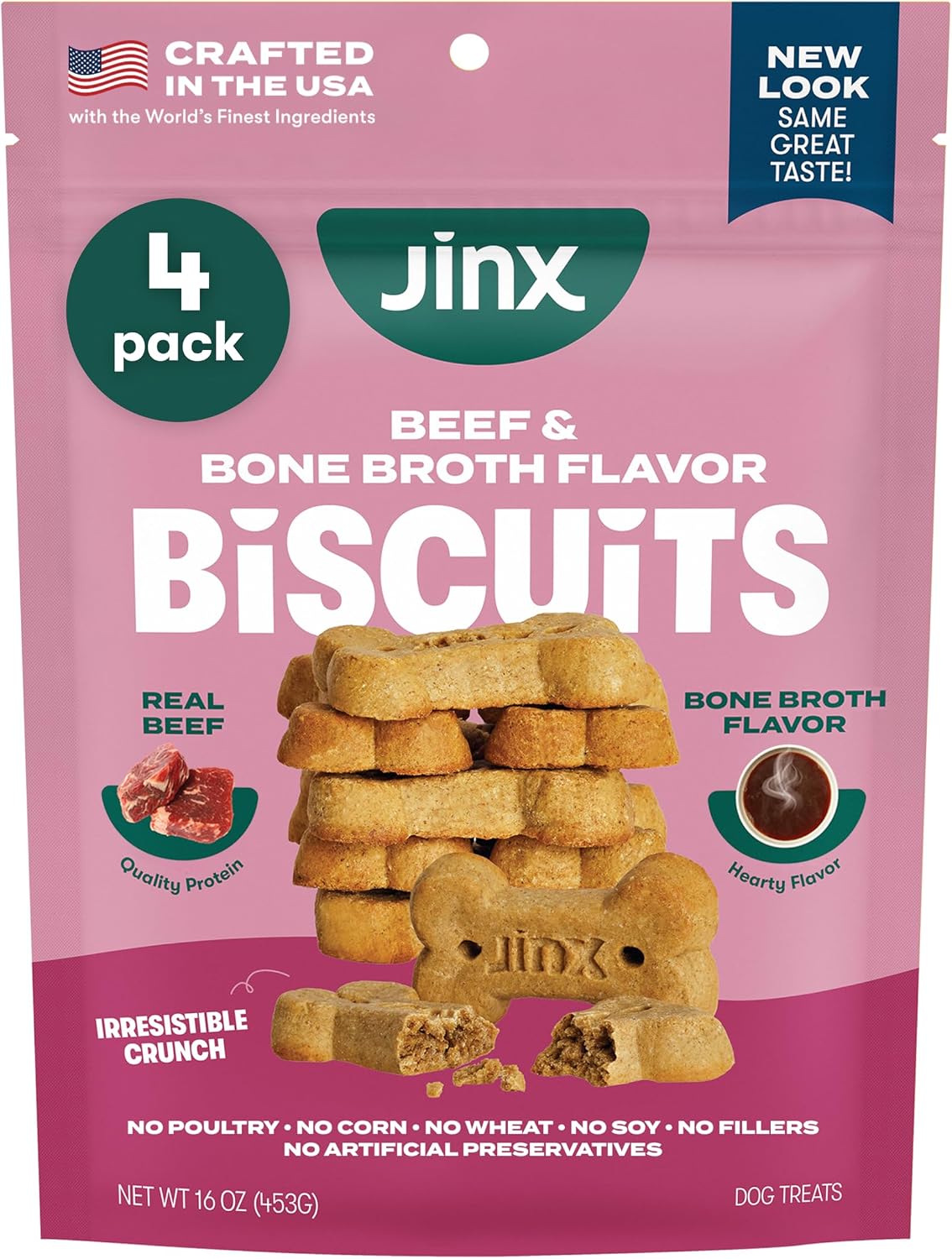 Detalle de Jinx Dog Treats, 16 oz