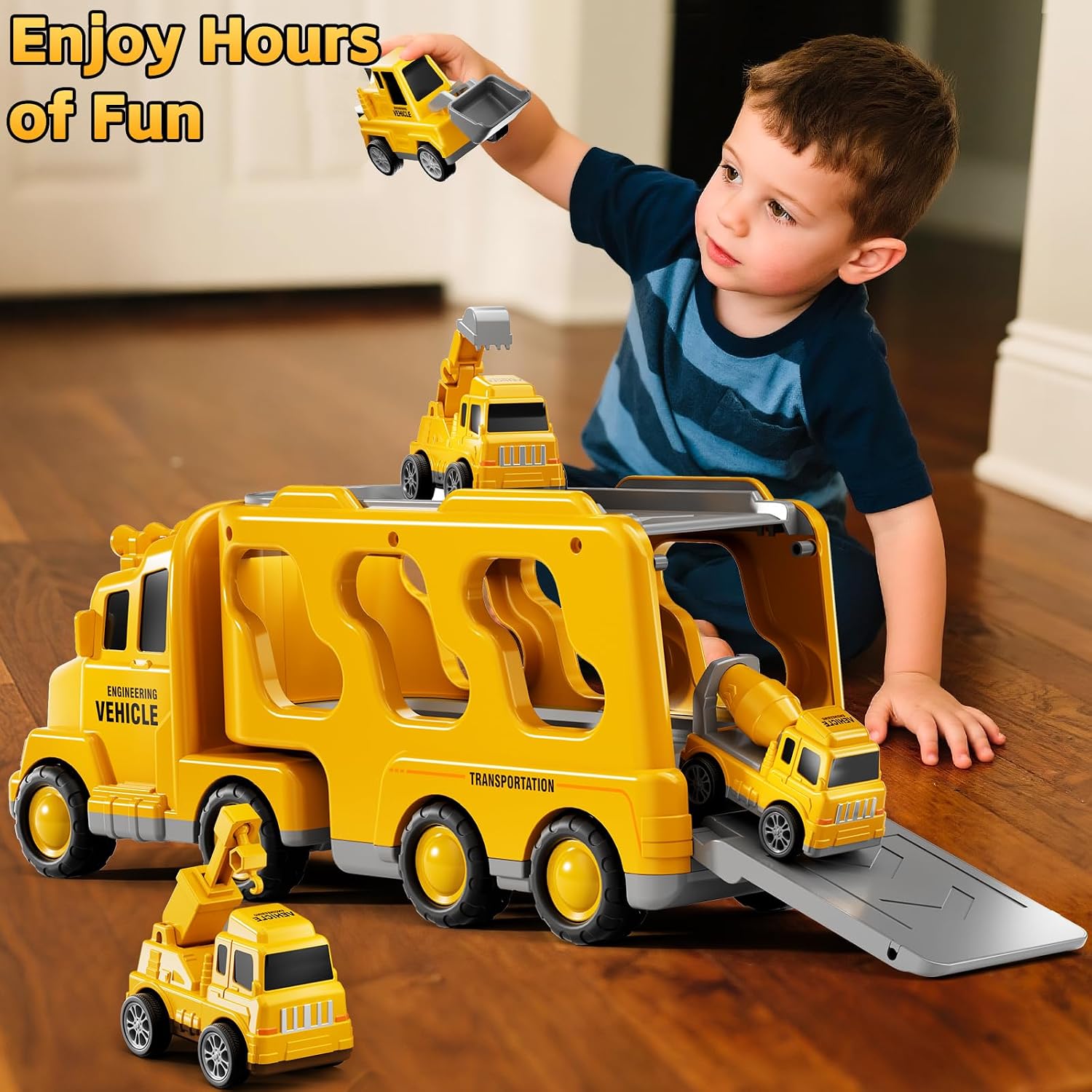 Thumbnail 3 de KIZONLY 5-in-1 Construction Truck toy set for toddlers 🚚