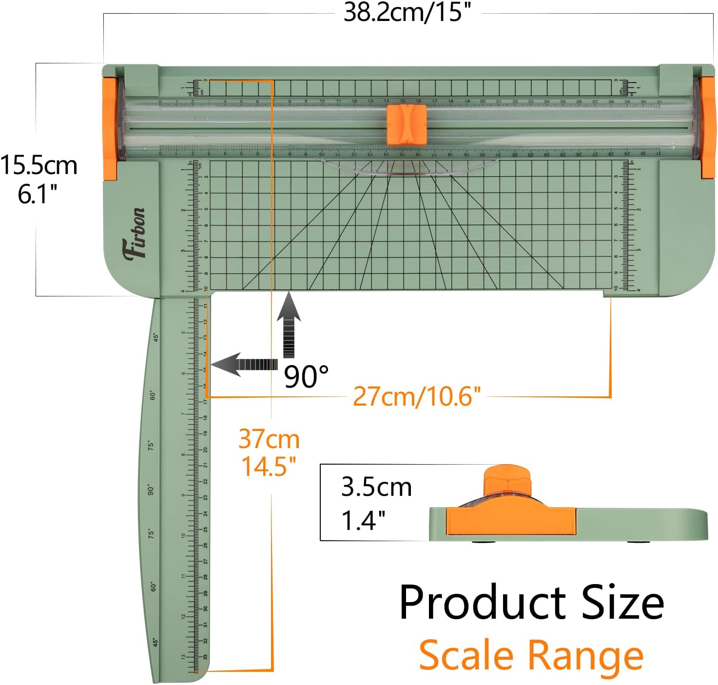 Thumbnail 1 de Firbon A4 paper cutter 12 inch trimmer