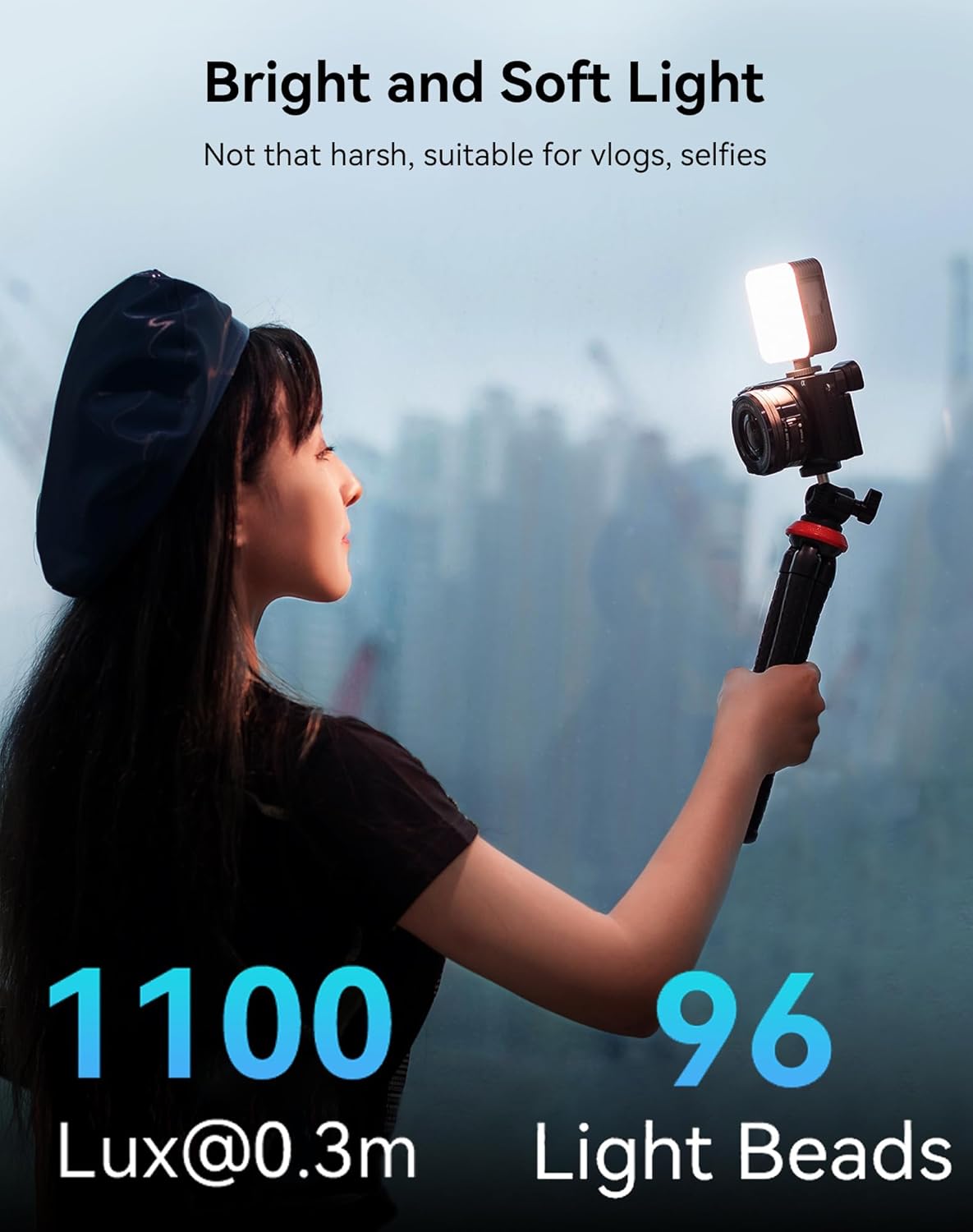 Thumbnail 1 de SMALLRIG P96 2200mAh Bi‑colour LED Light