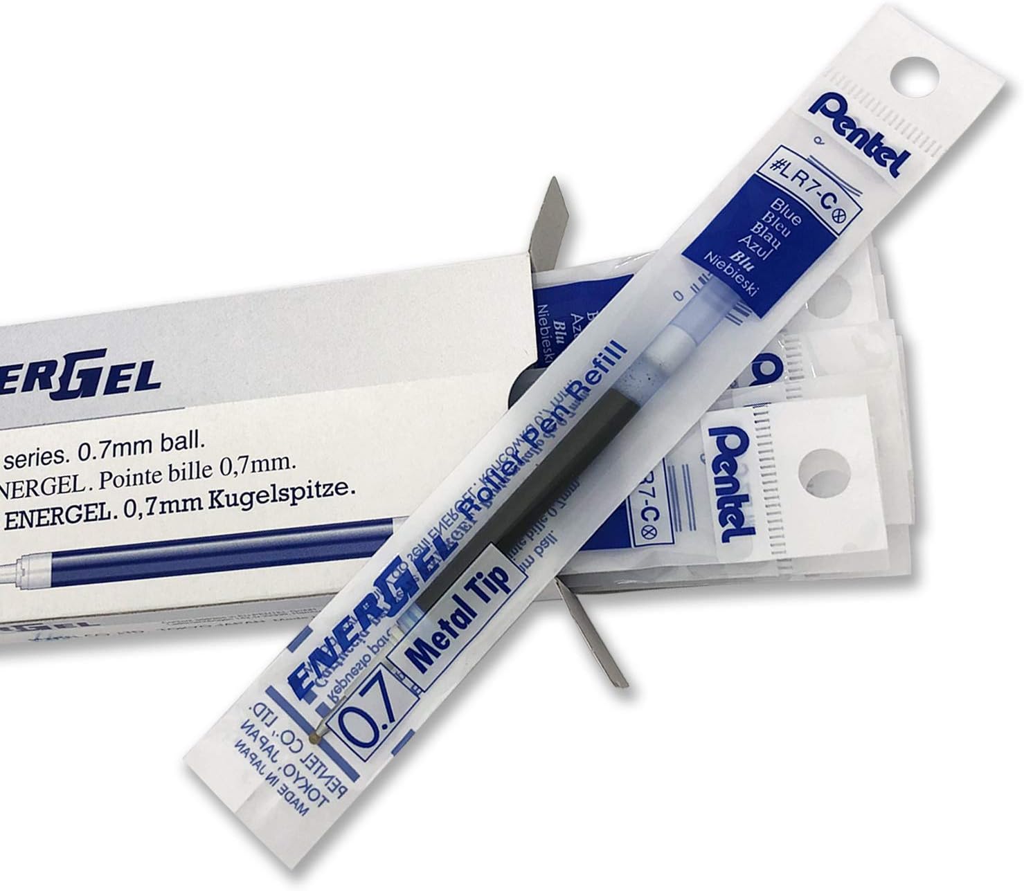 Thumbnail 6 de Pentel Liquid Gel-Nachfüllmine blau 0,35 mm mit Metallspitze (Sure Este)