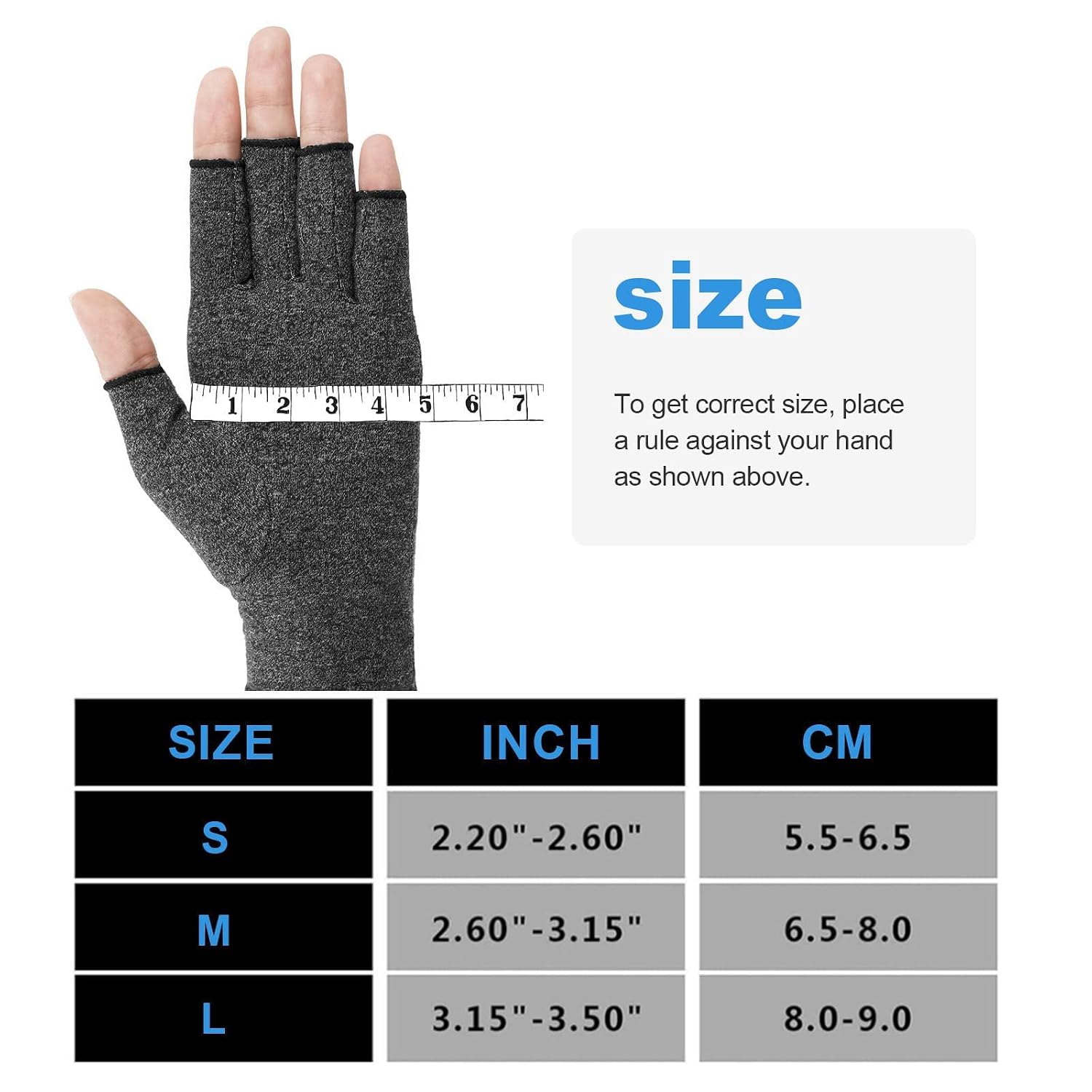 Detalle 1 de Gants de compression ACWOO, 1 paire