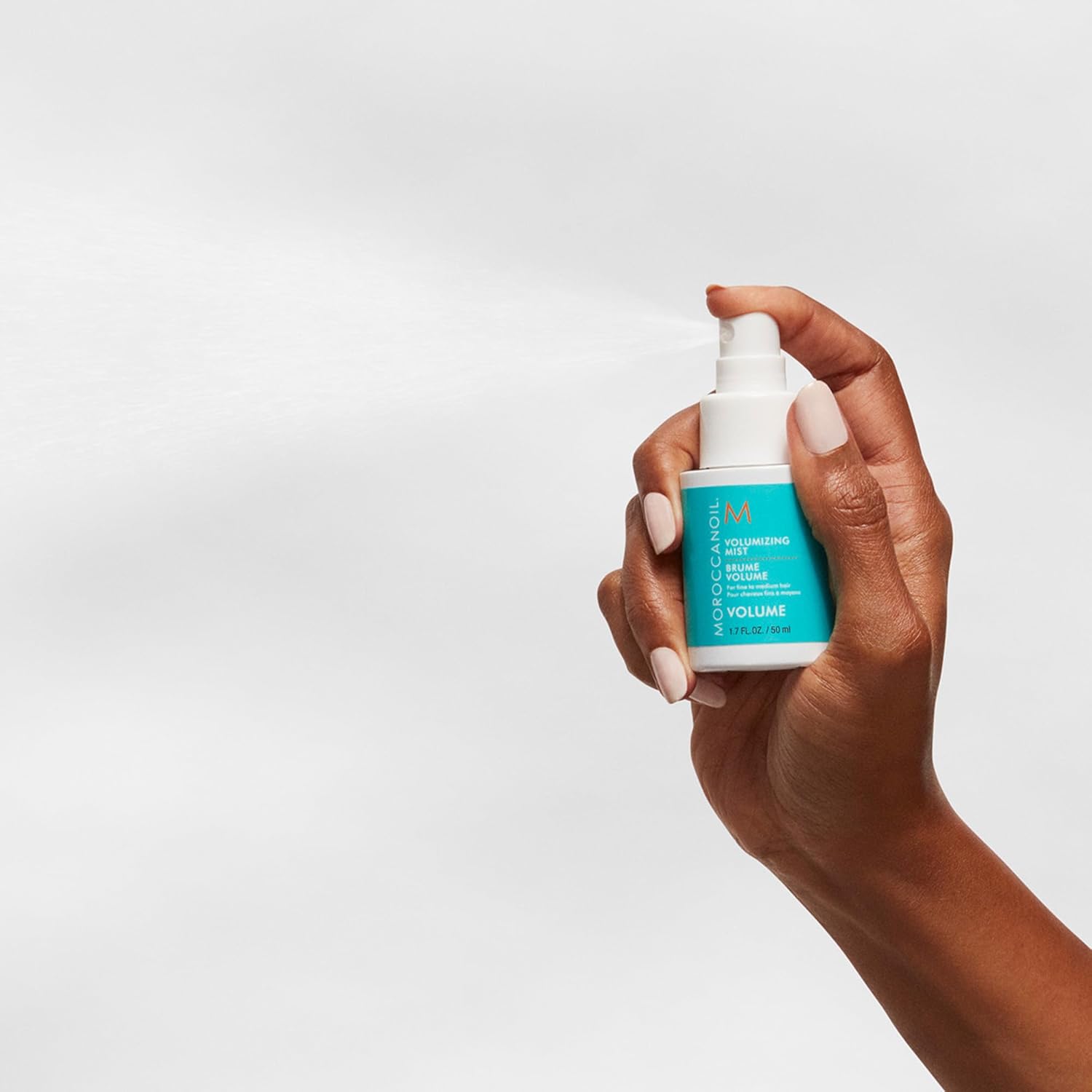 Detalle 2 de Moroccanoil Volumizing Mist da 160 ml: spray volumizzante da usare prima dell’asciugatura