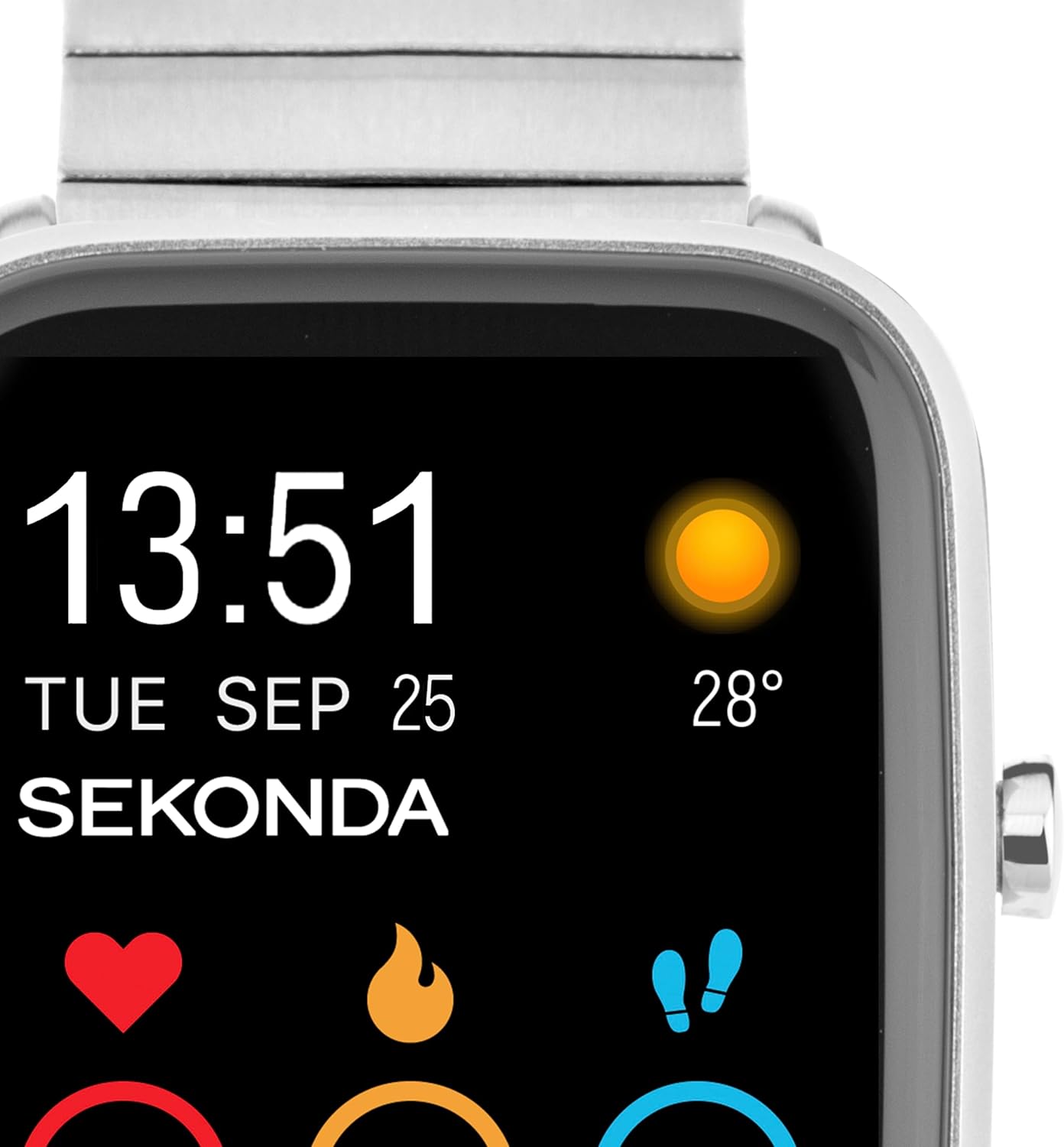 Thumbnail 3 de Sekonda Motion Plus Smart Watch 36mm (30221) with Silver Stainless-Steel Strap