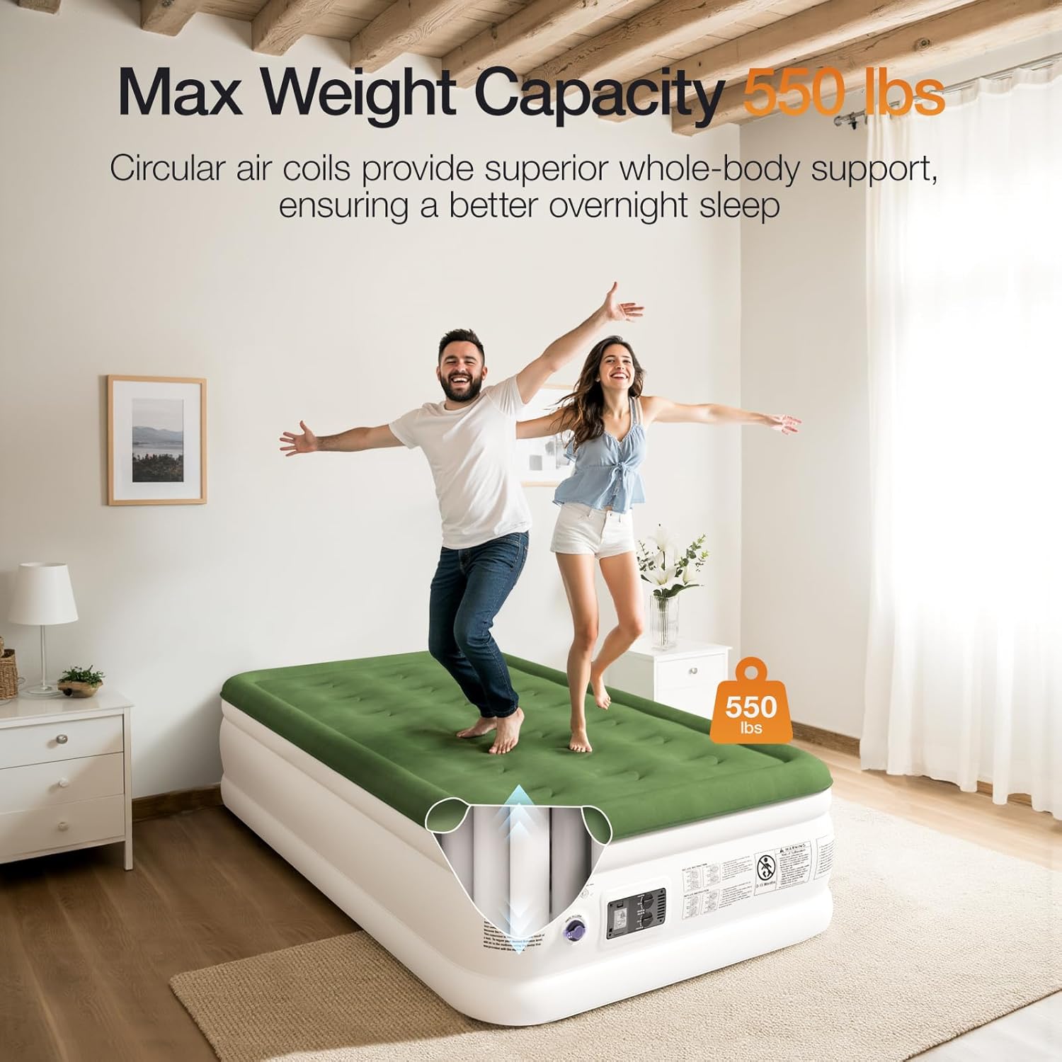 Thumbnail 1 de Zearna Air Mattress 18" Twin