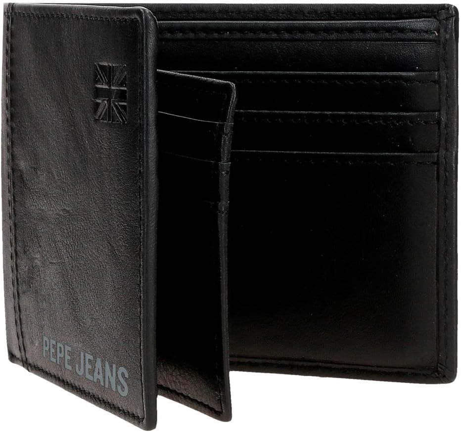 Detalle de Pepe Jeans Cortland Portefeuille Horizontal avec Portefeuille Amovible – Taille Unique