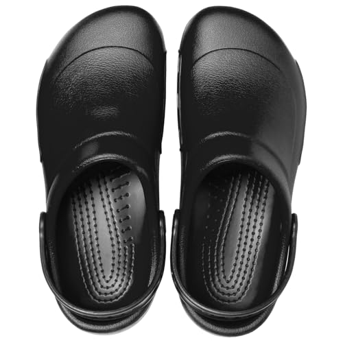 Detalle de Crocs Unisex Bistro Clogs – Black (5 UK Men / 6 UK Women)