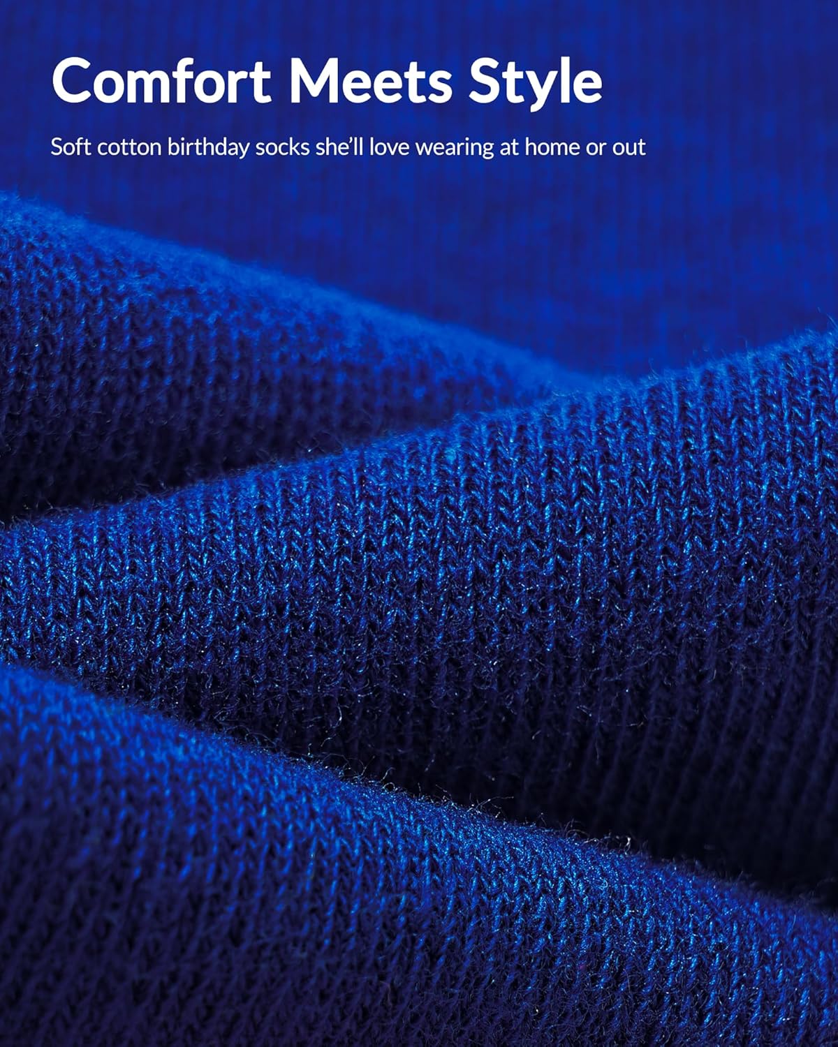 Thumbnail 6 de Belloxis 60th Birthday Socks: Cozy Cotton Grip Socks for Celebratory Style