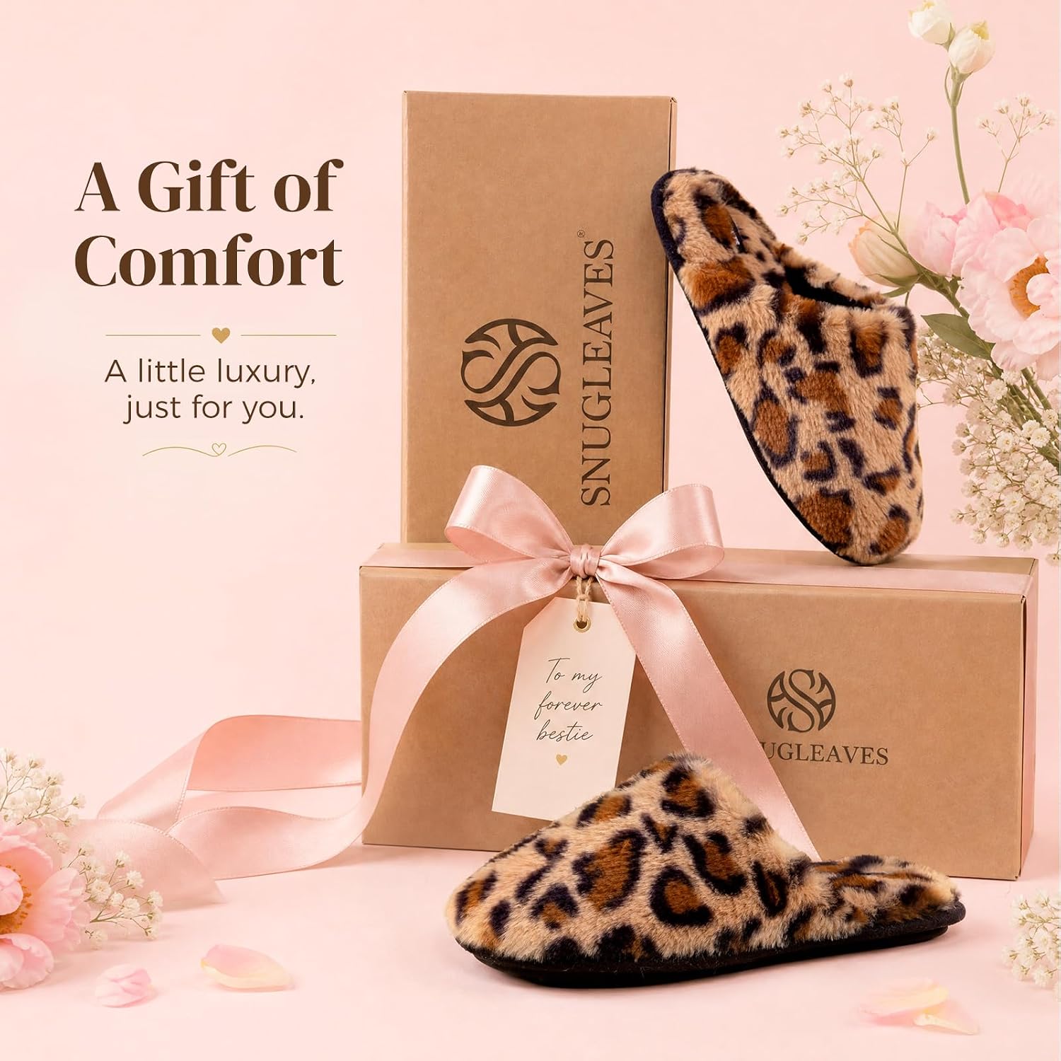 Thumbnail 6 de Snug Leaves Women's Fuzzy Scuff Slippers with Memory Foam