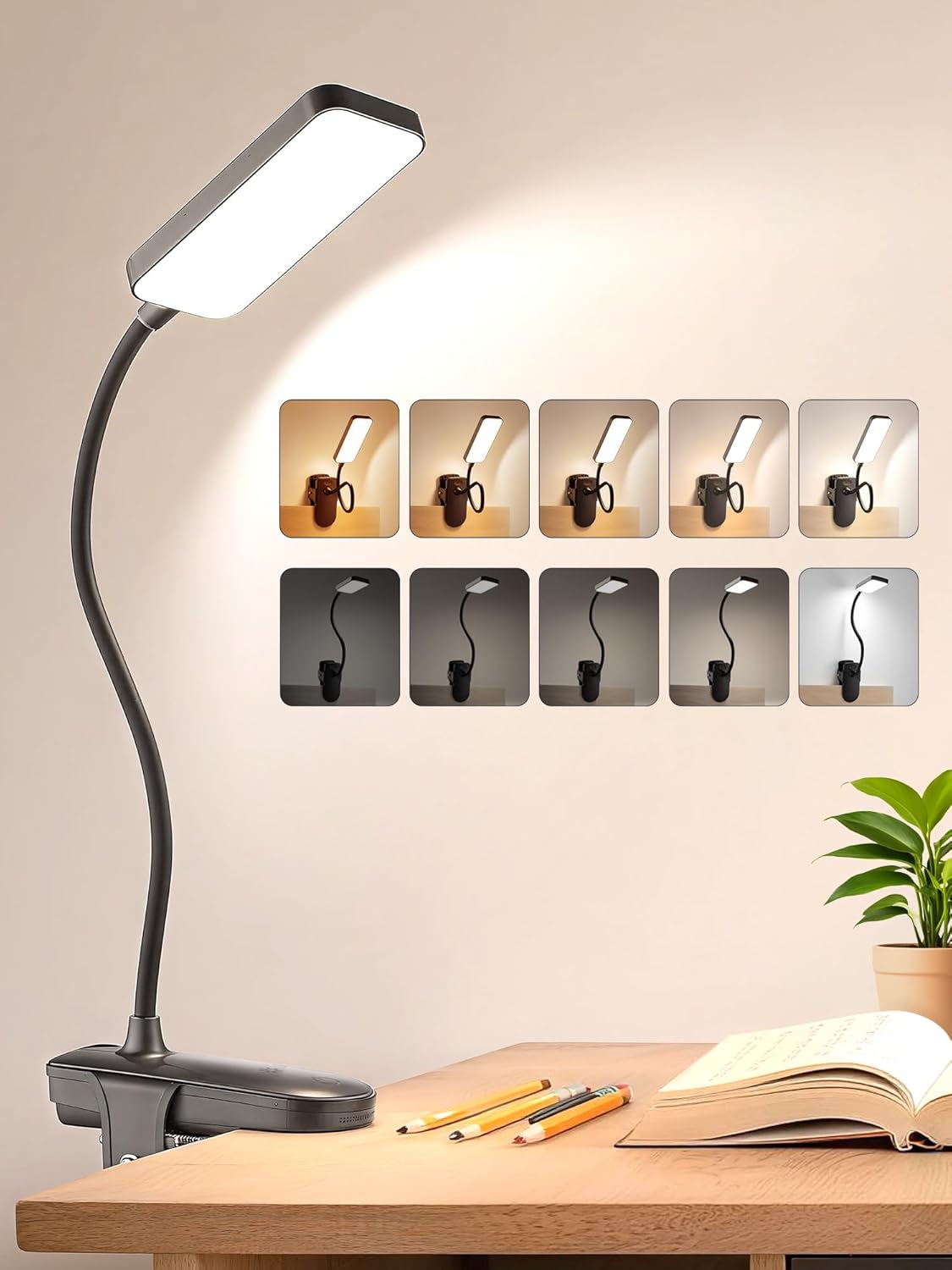 Detalle de ReinHoo Clip On Reading Light 450 Lumen