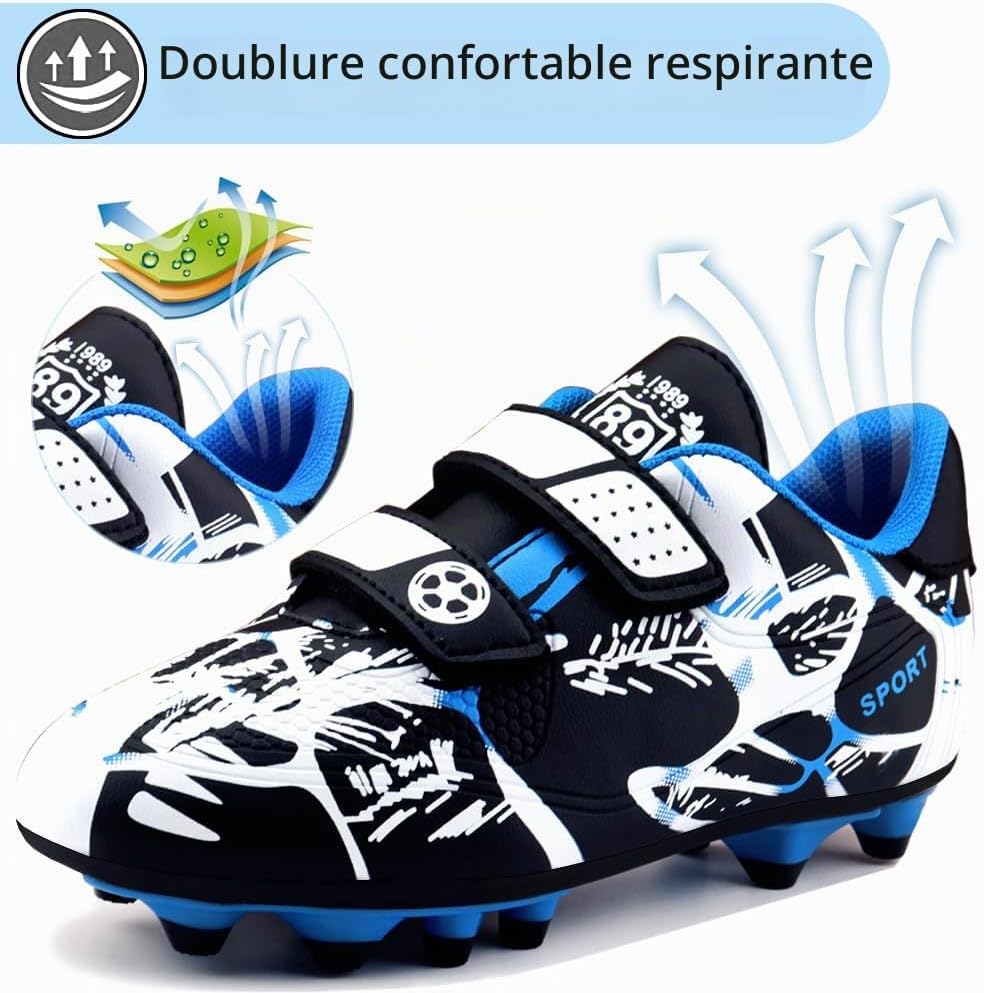 Detalle 2 de Voetbalschoenen voor kinderen, uniseks FG/AG met antislip