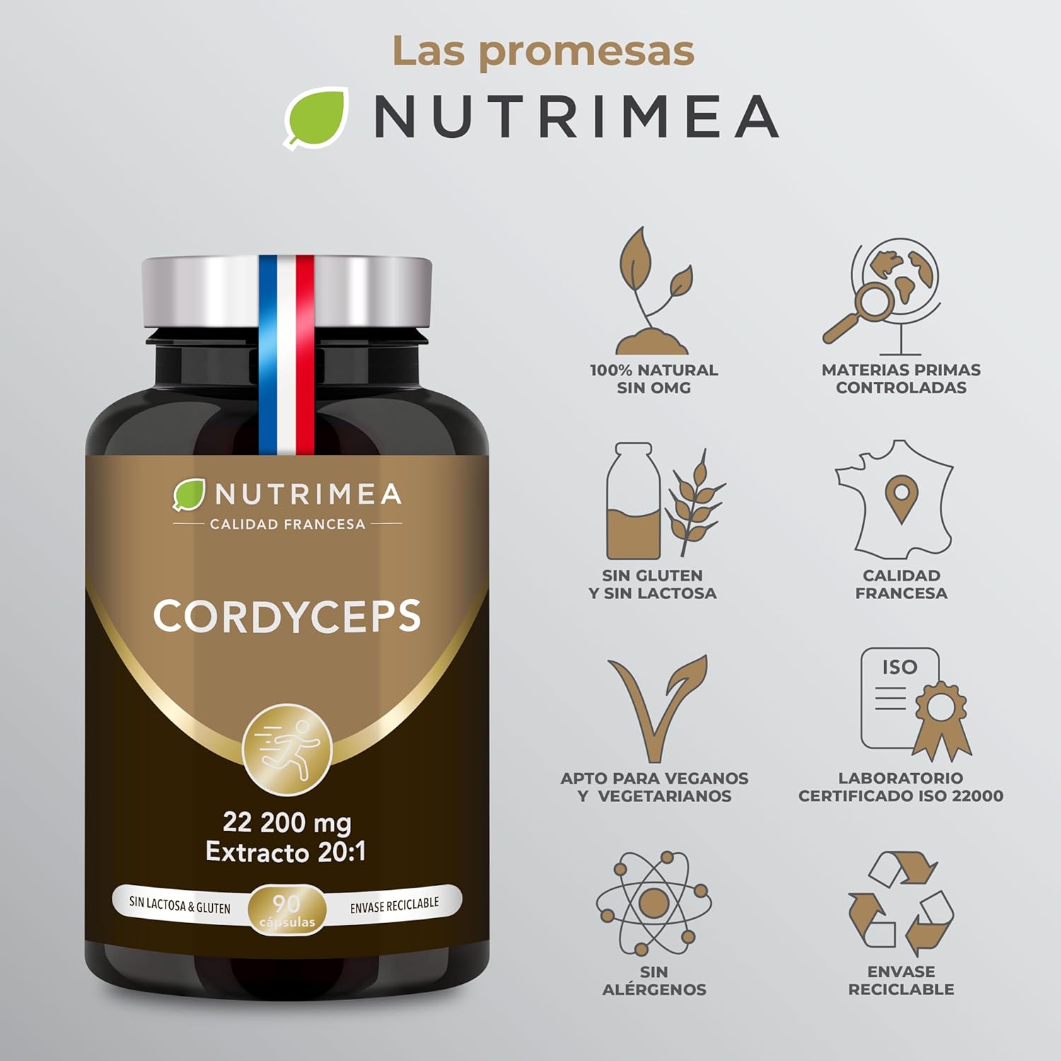 Thumbnail 6 de Nutrimea Cordyceps 🍄 Extracto Micelio 20:1 22200 mg