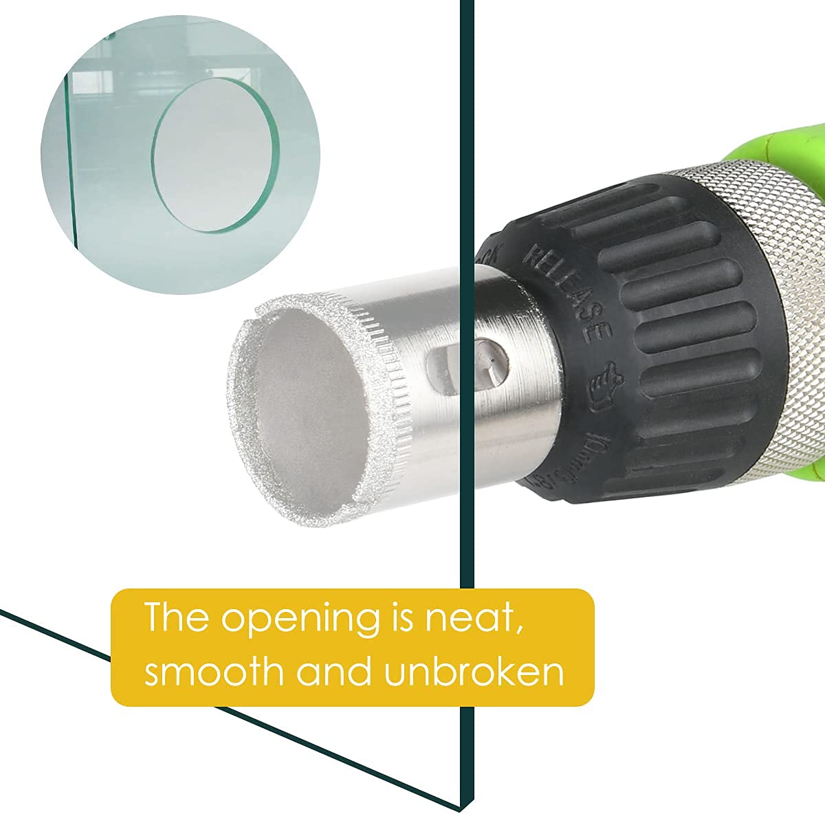 Thumbnail 4 de Flintronic Diamantbohrer-Set (15-teilig) für Glas & Fliesen mit Diamantbeschichtung