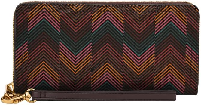 Thumbnail 6 de Fossil Logan Portefeuille pochette zippé en cuir ou en PU pour femme