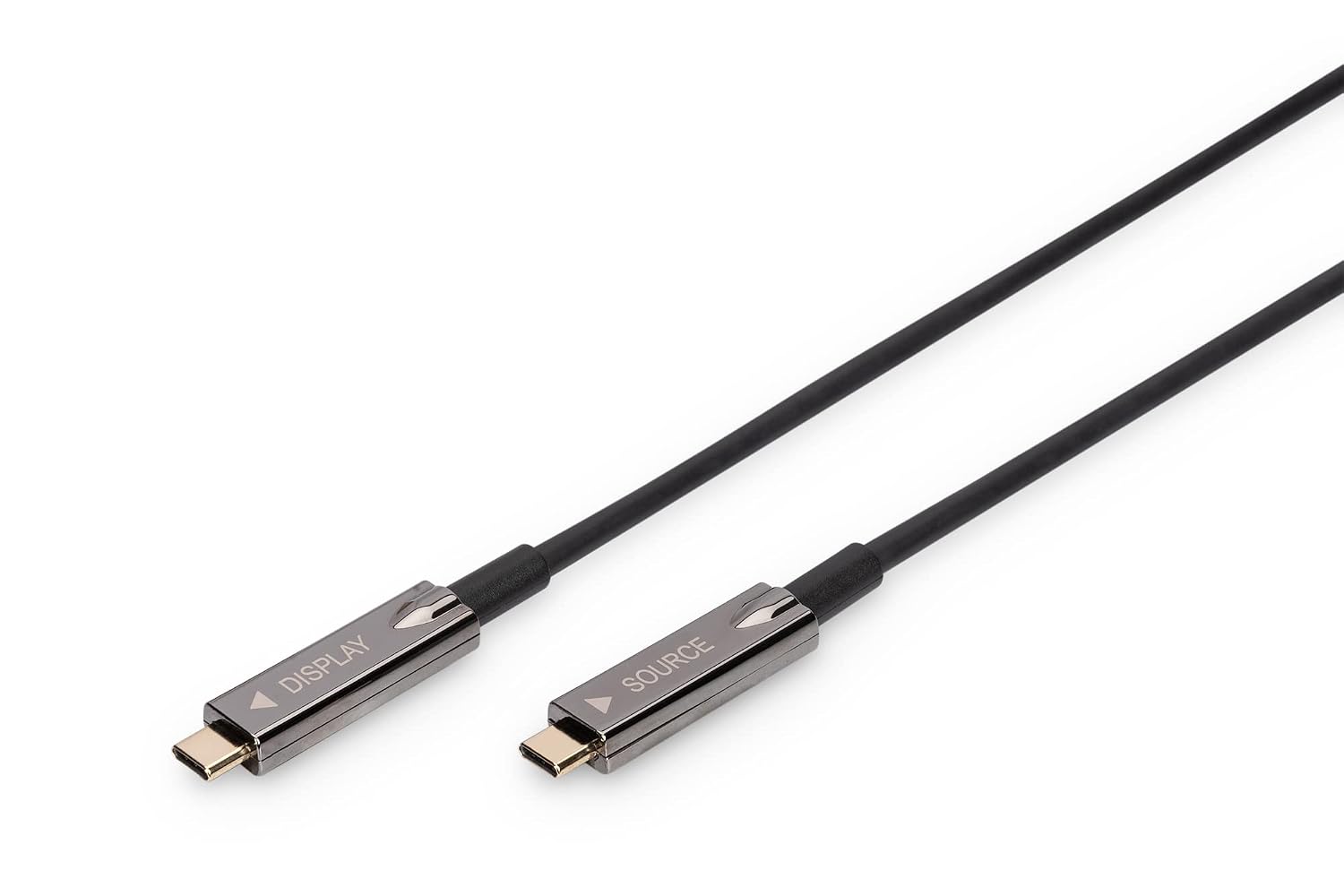 Detalle de DIGITUS kabel światłowodowy USB-C 20 m, 4K 60 Hz, DisplayPort 1.2
