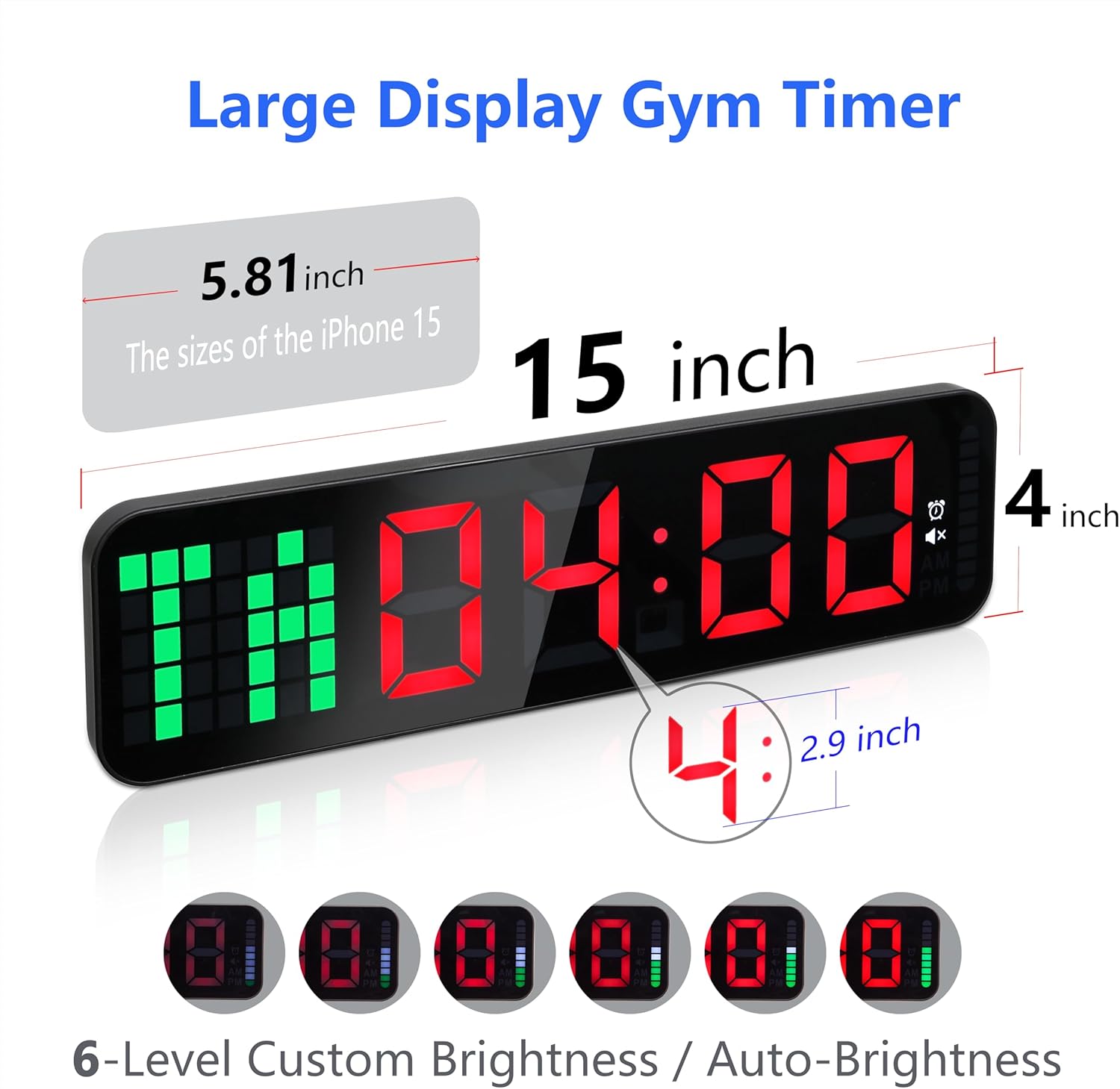 Thumbnail 2 de LUCORB Gym Timer 2.9 inch Digits ⏱