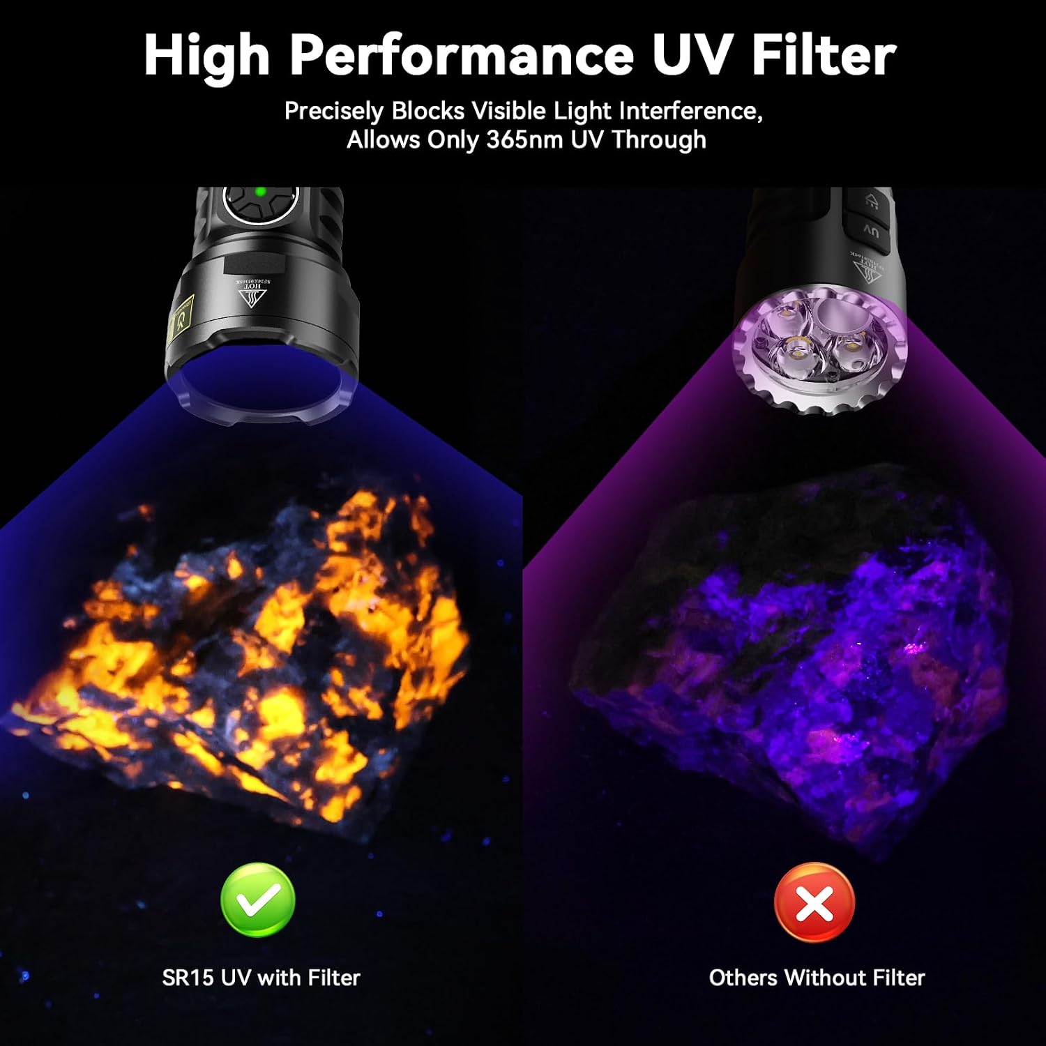 Thumbnail 1 de Sofirn SR15 UV Torch: 365 nm Black Light for Precision Detection