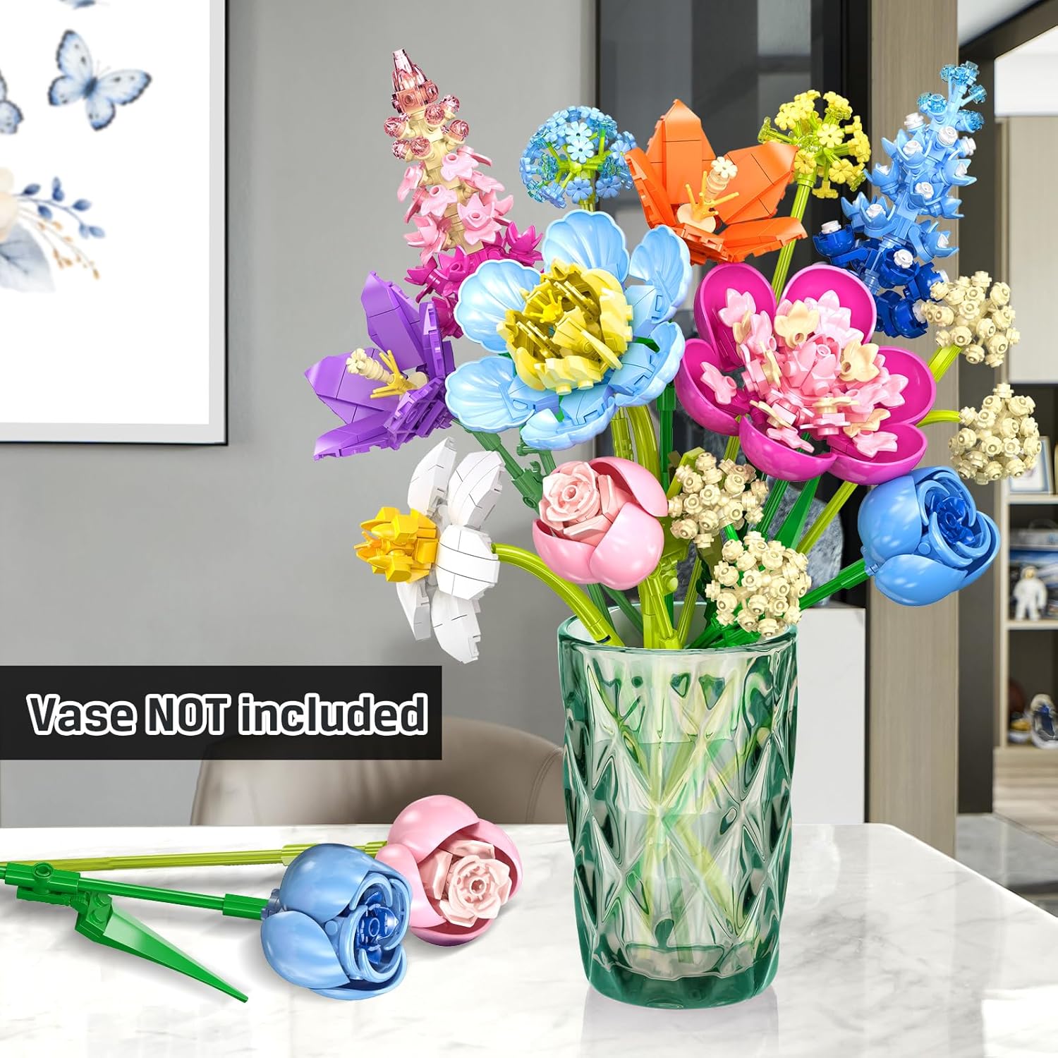 Thumbnail 2 de PLAXSOON Blume Bausteine Botanischer Strauß