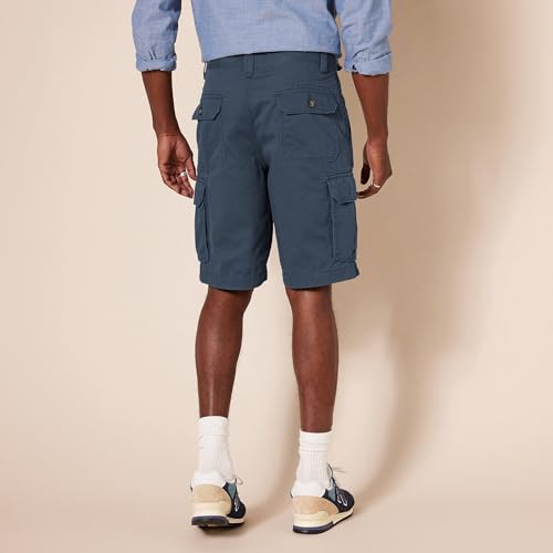 Thumbnail 2 de Amazon Essentials pantalón corto cargo de sarga de algodón 100% de 25 cm (corte clásico) en azul marino