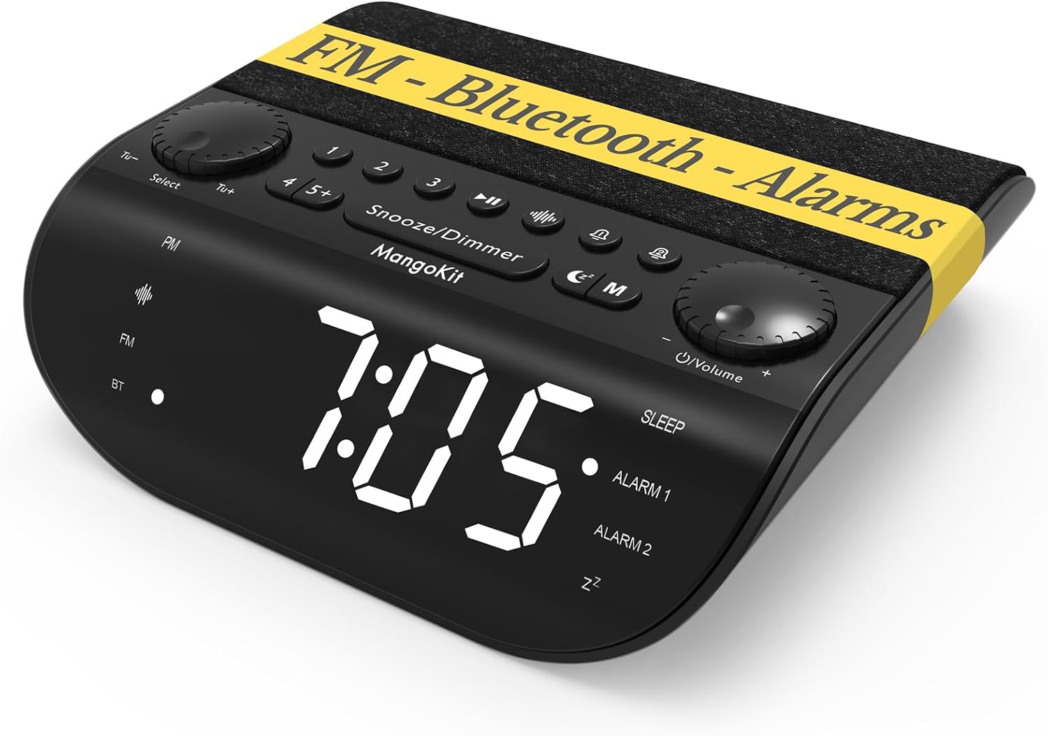 Detalle de MangoKit UP-Max FM Alarm Clock 90dB