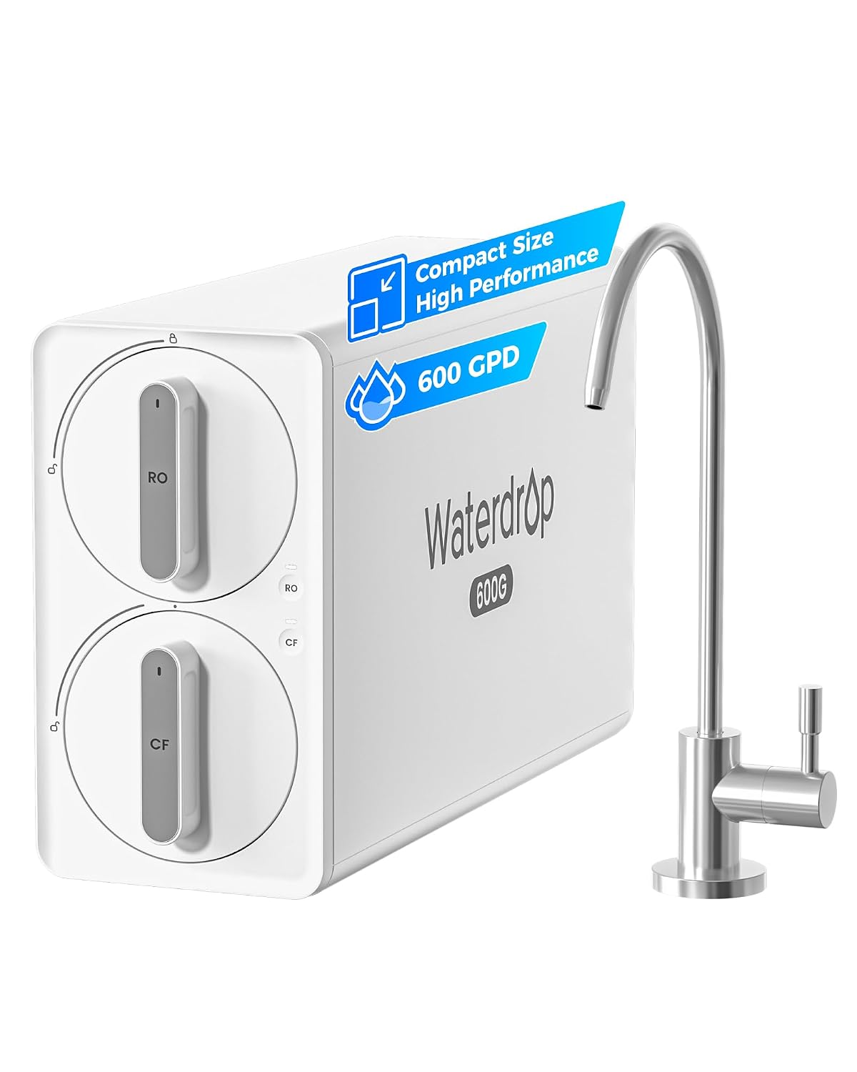Detalle de Waterdrop reverse osmosis system, 600 GPD