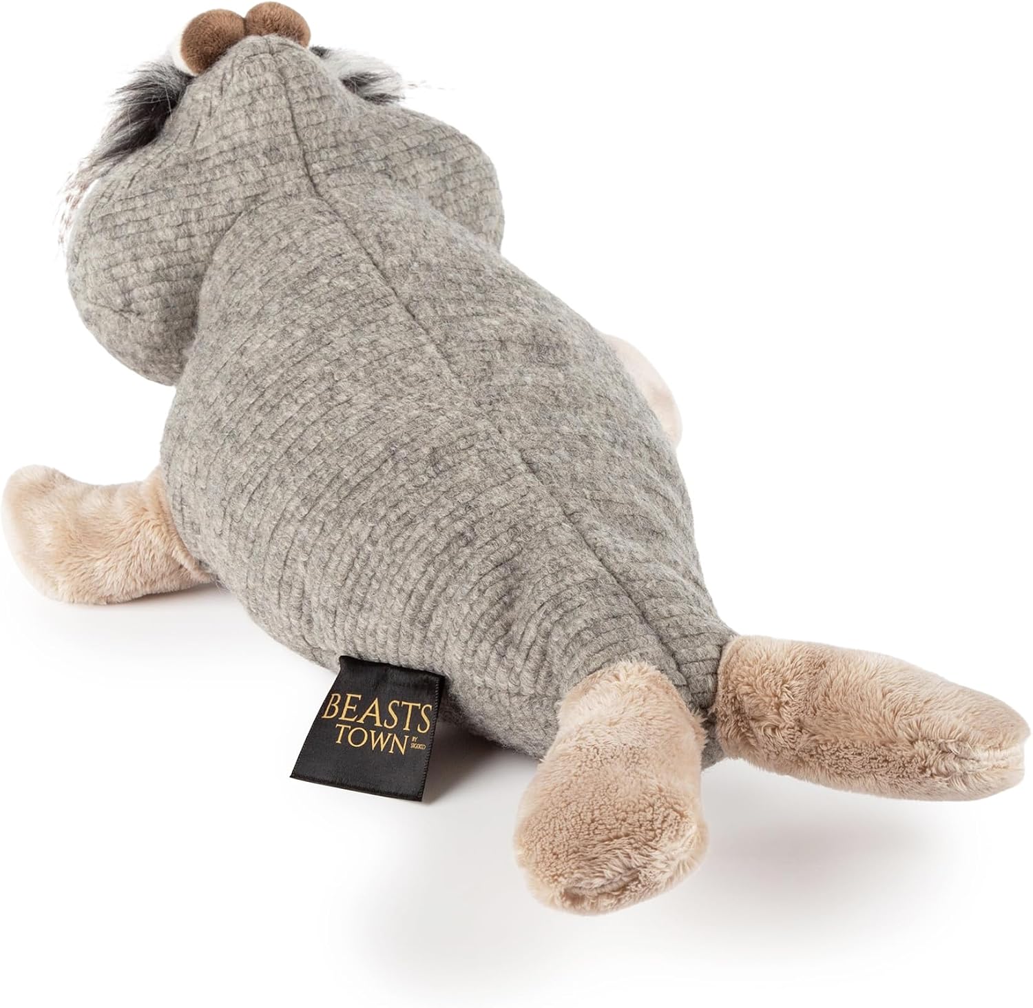 Detalle de Sigikid Hipster Hip BeastsTown – pluszowy manat w szaro-brązowym kolorze
