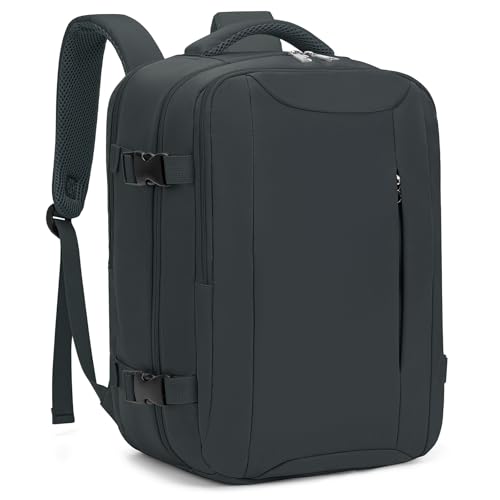 Detalle de Mochila de viaje VMIKIV 24L 40x30x20 cm: opción de cabina con bolsillos antirrobo y compartimento para portátil