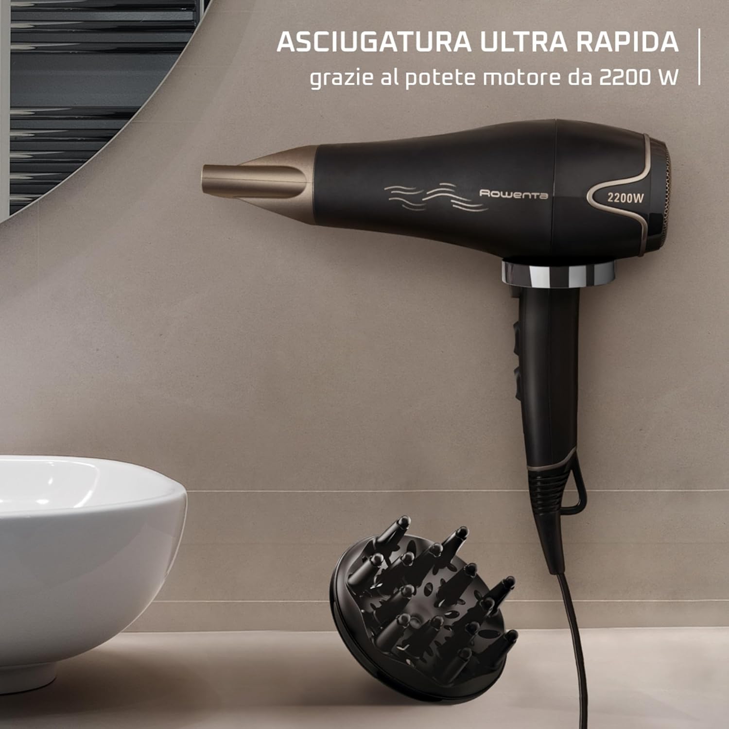 Thumbnail 5 de Rowenta CV5707 Motion Dry 2200 W asciugacapelli