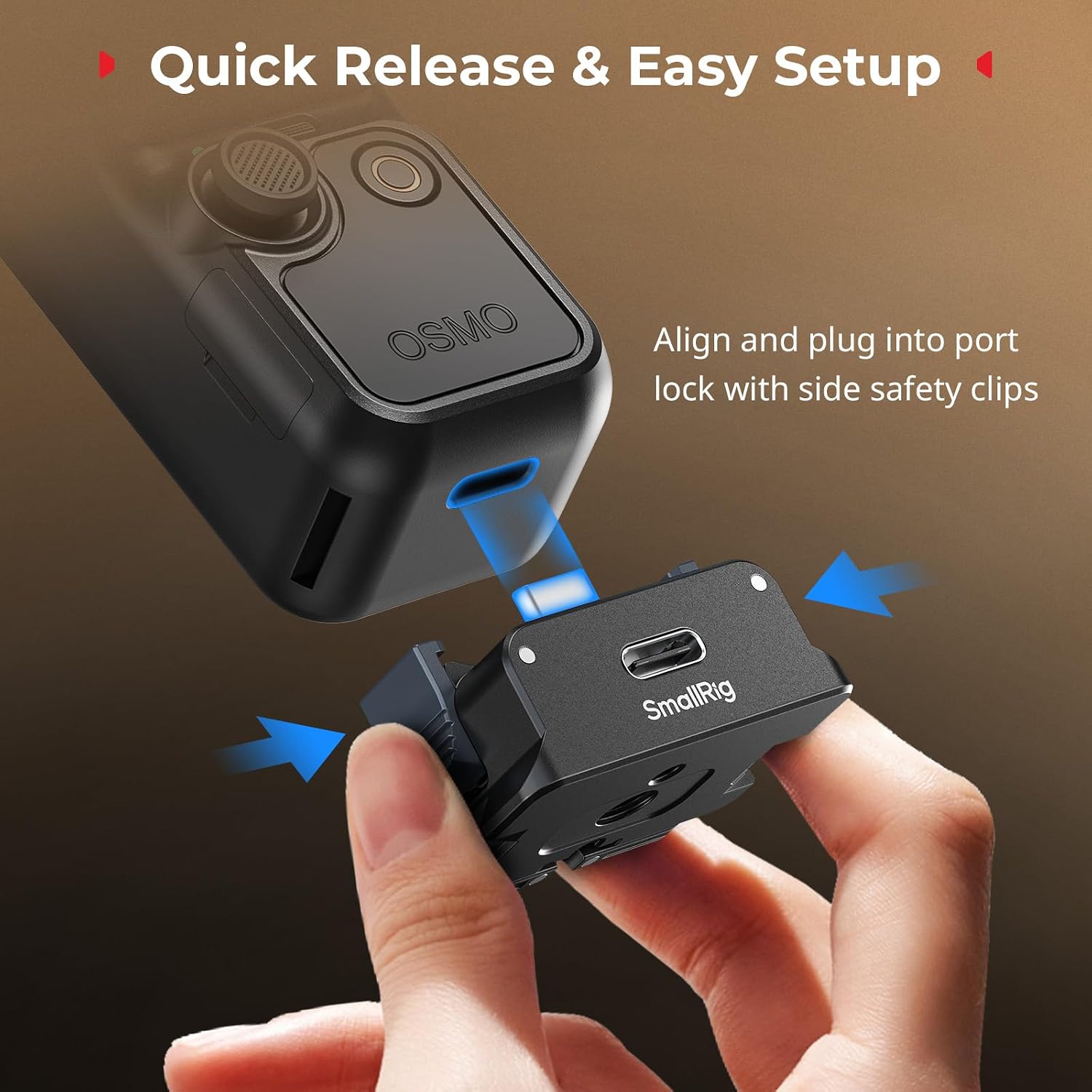 Thumbnail 4 de SMALLRIG Ladeadapter für Osmo Pocket 3 5376