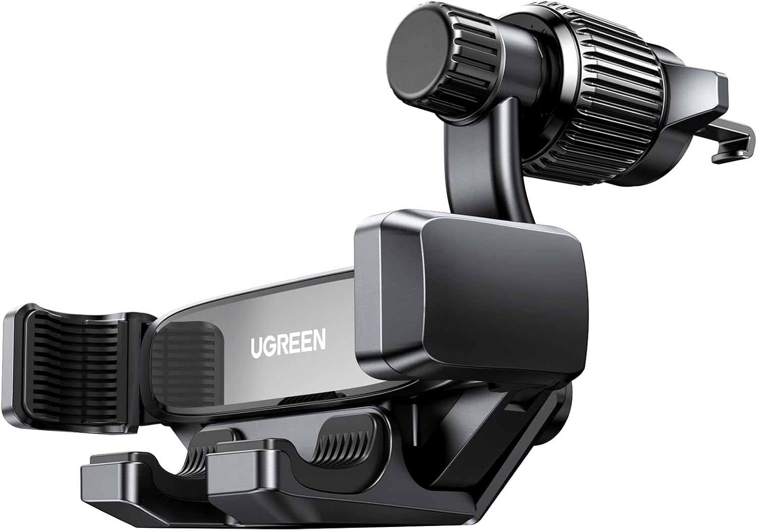 Detalle de UGREEN autotelefoonhouder voor ventilatierooster, 360° draaibaar met metalen haakclip