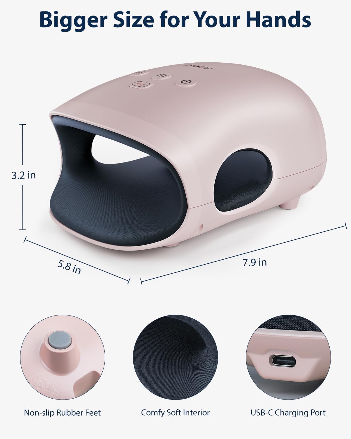 Thumbnail 6 de CINCOM Cordless Hand Massager with Heat, Compression, and Adjustable Settings