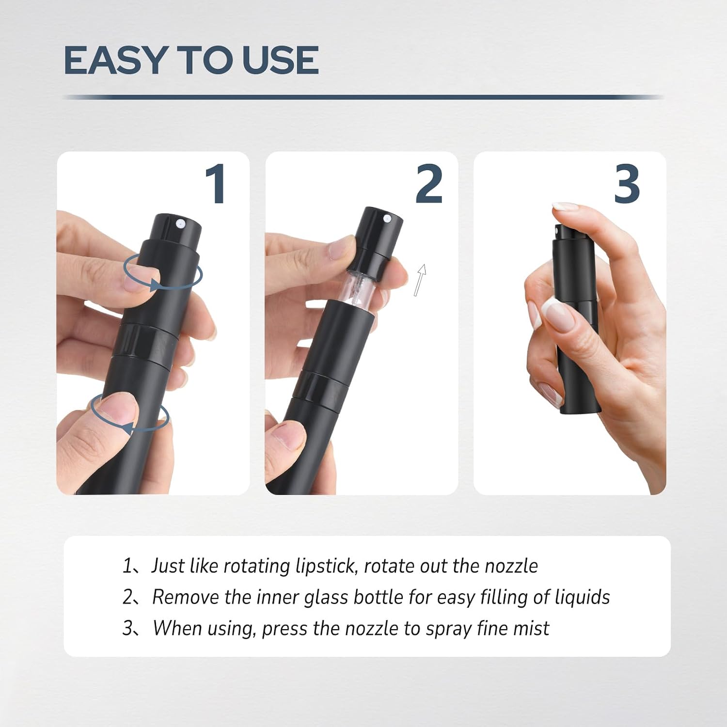 Thumbnail 6 de Fusupak 8ml perfume atomizer travel bottle