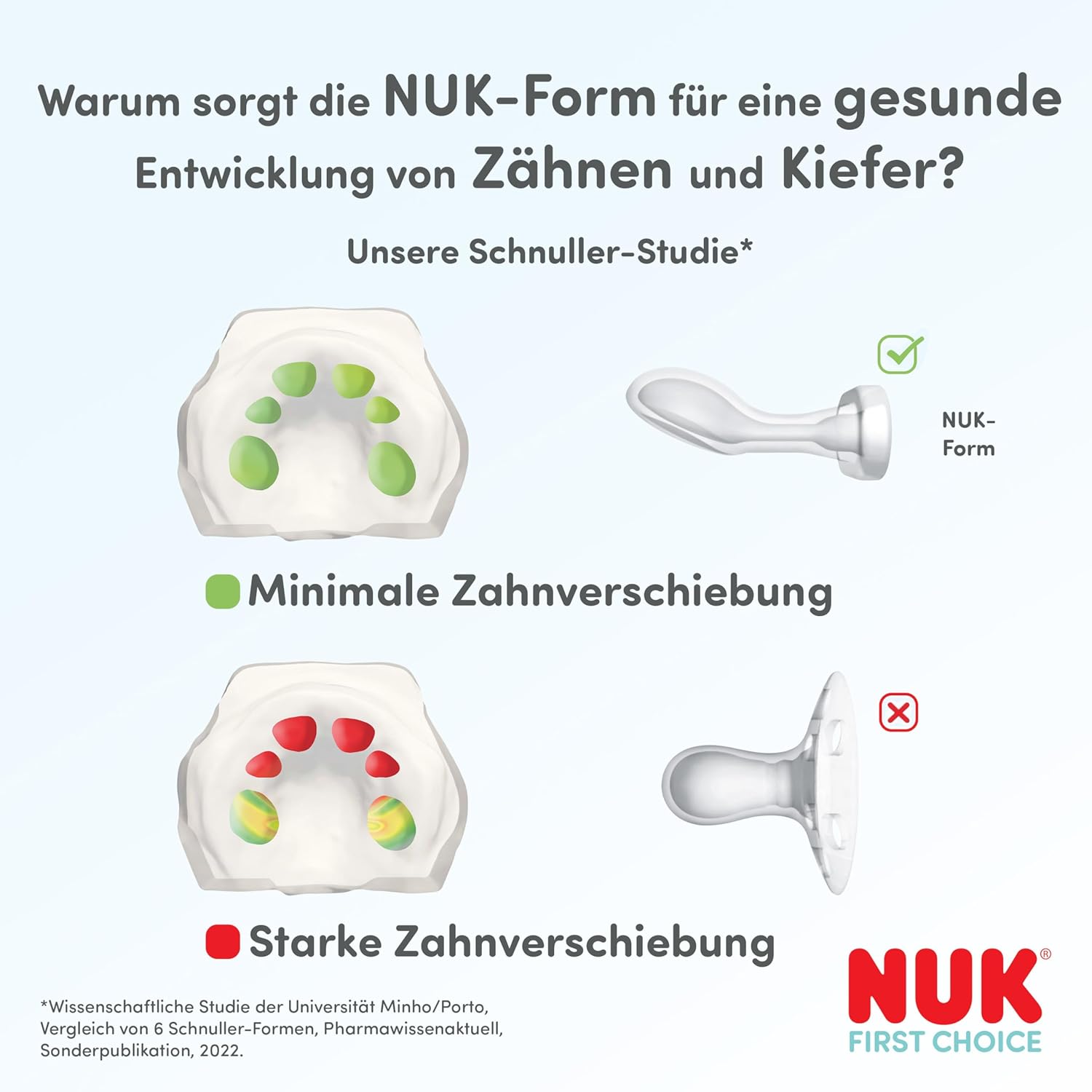 Thumbnail 4 de NUK First Choice Classic Day & Night Schnuller 0–6 Monate
