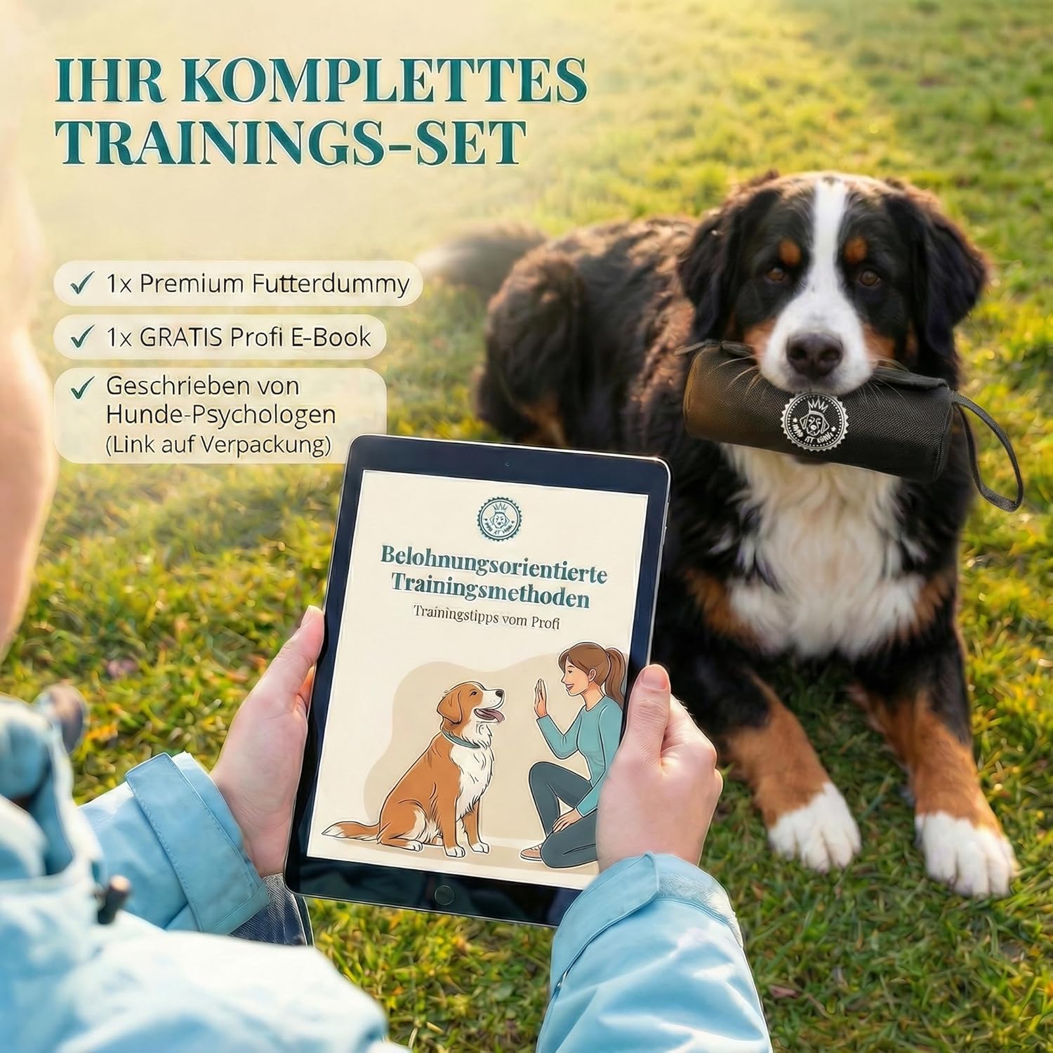 Thumbnail 6 de HUND IST KÖNIG Futterdummy für Hunde – Apportierbeutel für Training mit 0,7L Fassungsvermögen