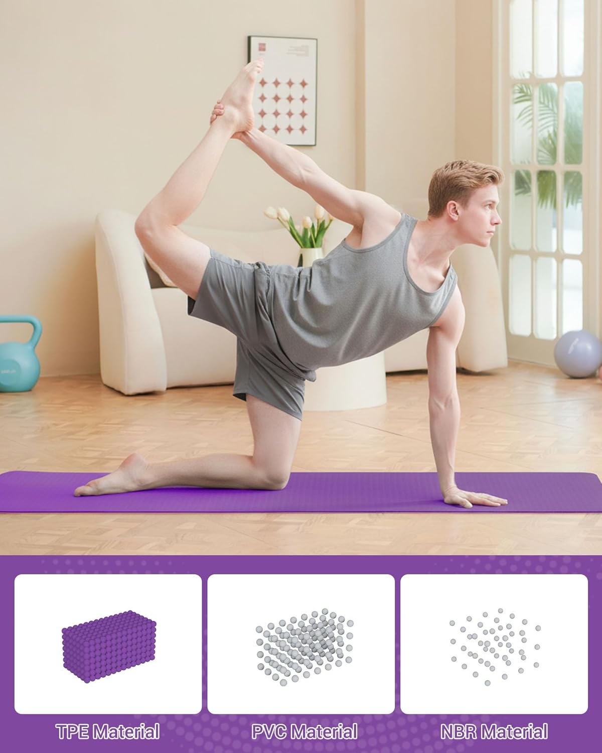 Thumbnail 4 de Good Nite Yoga Mat 183 x 61 cm 6mm