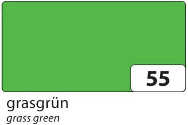 Detalle 2 de folia 6355 Tonpapier 130 g/m², grasgrünes DIN A3-Paket mit 50 Bogen