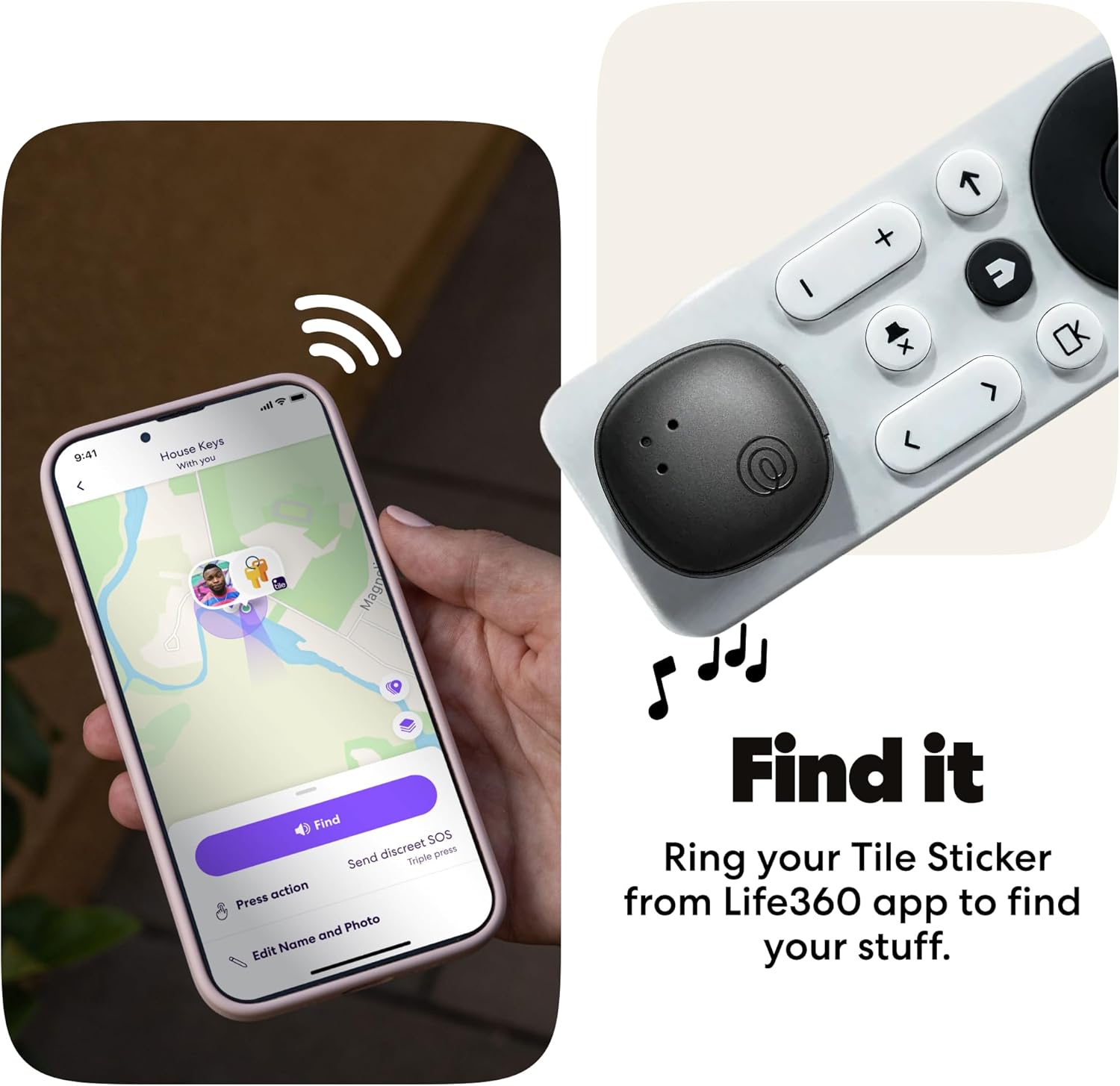 Detalle 2 de Tile by Life360 Sticker Bluetooth Tracker 2-pack