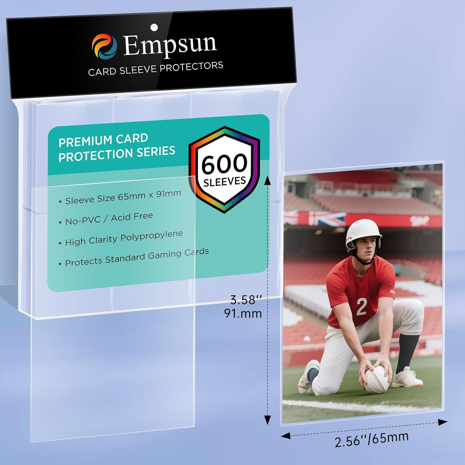 Thumbnail 1 de 600 Count Trading Card Sleeves 🎴