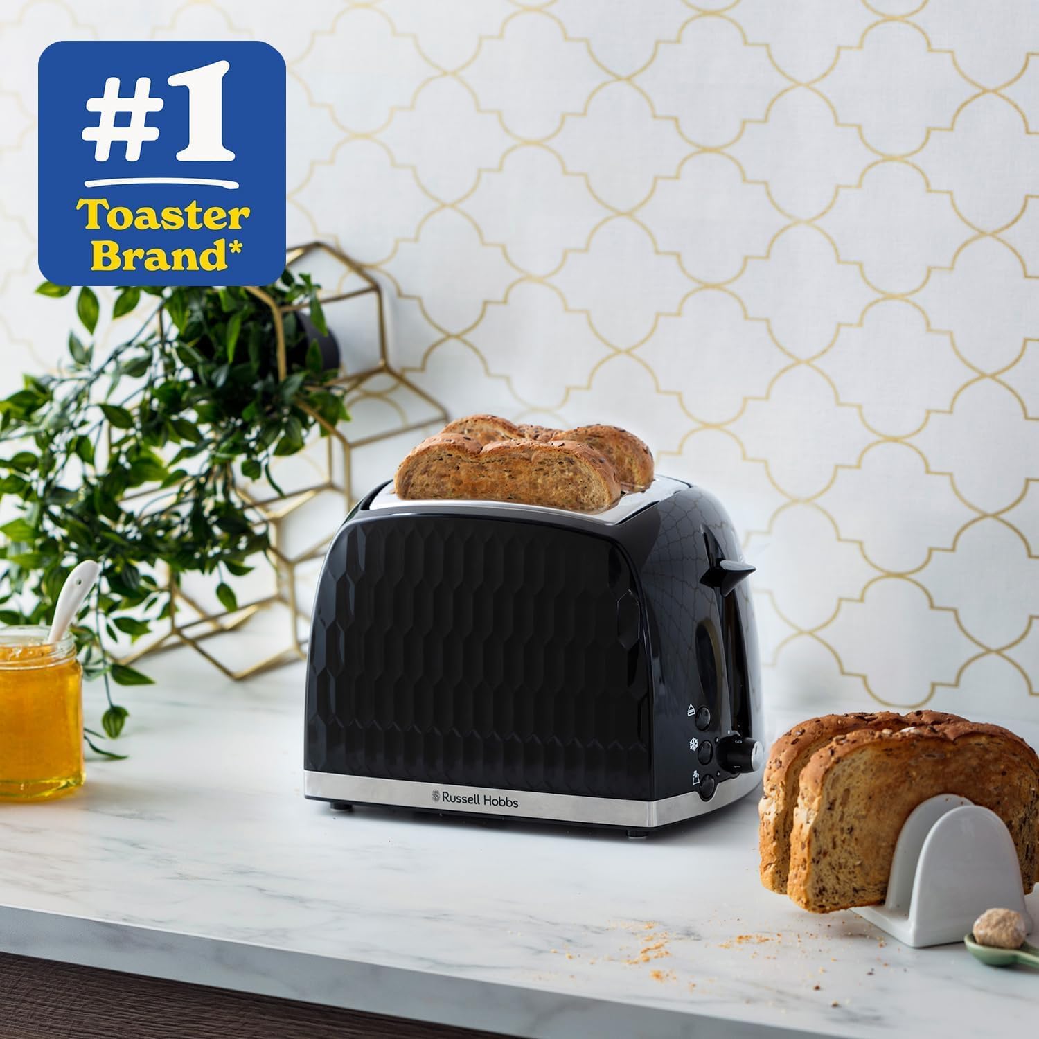 Detalle de Russell Hobbs Honeycomb 2 Slice Toaster 26061 review