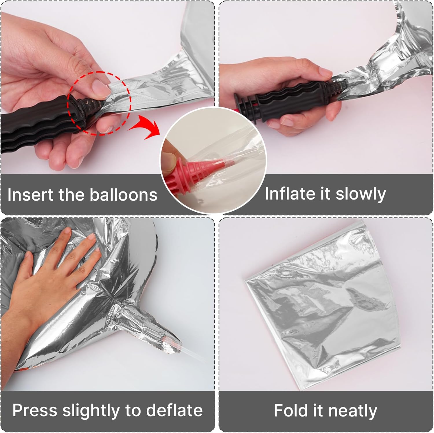 Thumbnail 4 de PartyWoo Metallic Foil Balloons 20pcs ๐
