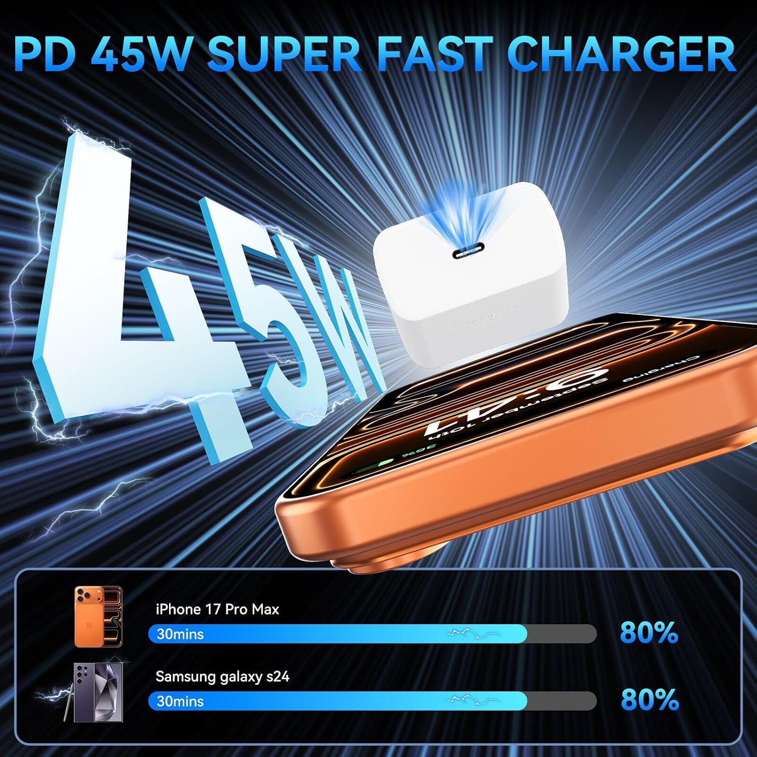 Detalle 2 de iPhone 45W Fast Charging Charger