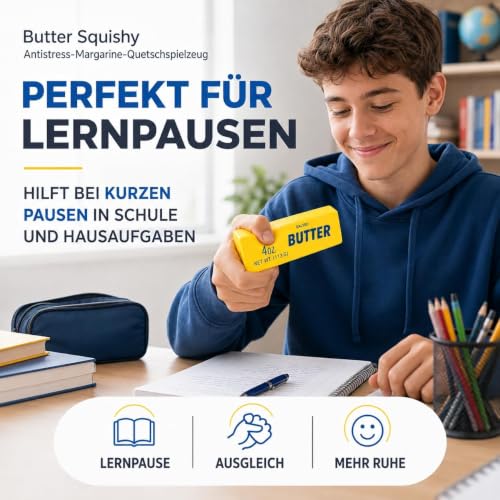 Detalle 2 de Butter Squishy – Antistress Margarine Quetsch von TK Gruppe