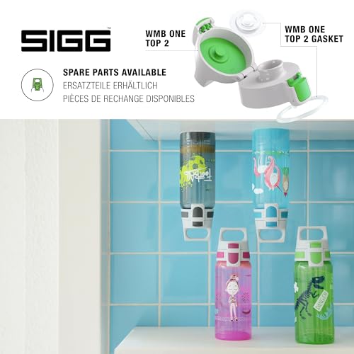 Detalle de Sigg Trinkflasche Kinder Viva One Tractor 0,5 L – auslaufsicher, spülmaschinenfest, BPA-frei