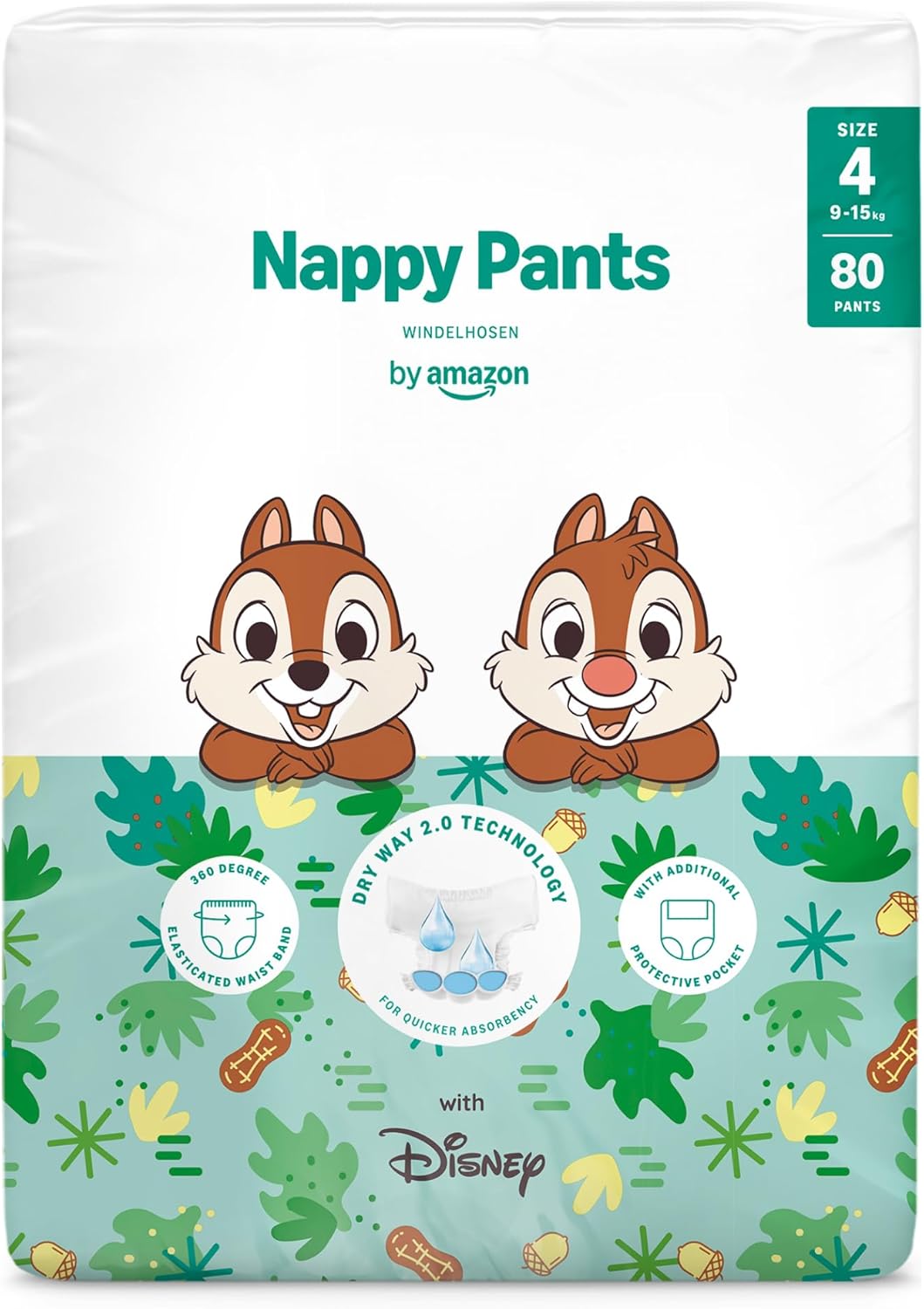 Thumbnail 6 de Disney Windelhosen Größe 5 (12–17 kg), 70 Stück – Healthcare by Amazon