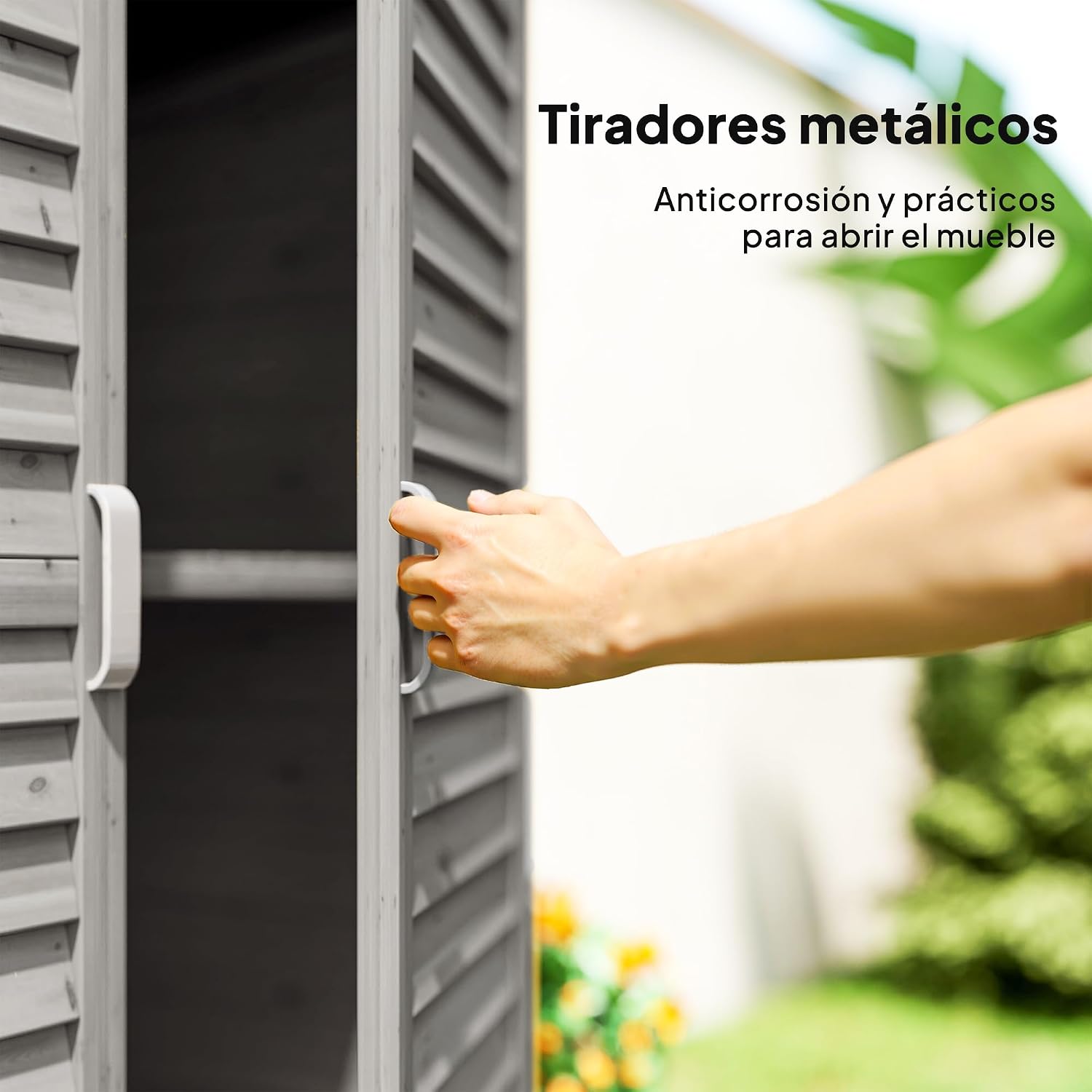 Thumbnail 5 de Outsunny Cobertizo de madera 87x46,5x96,5 cm