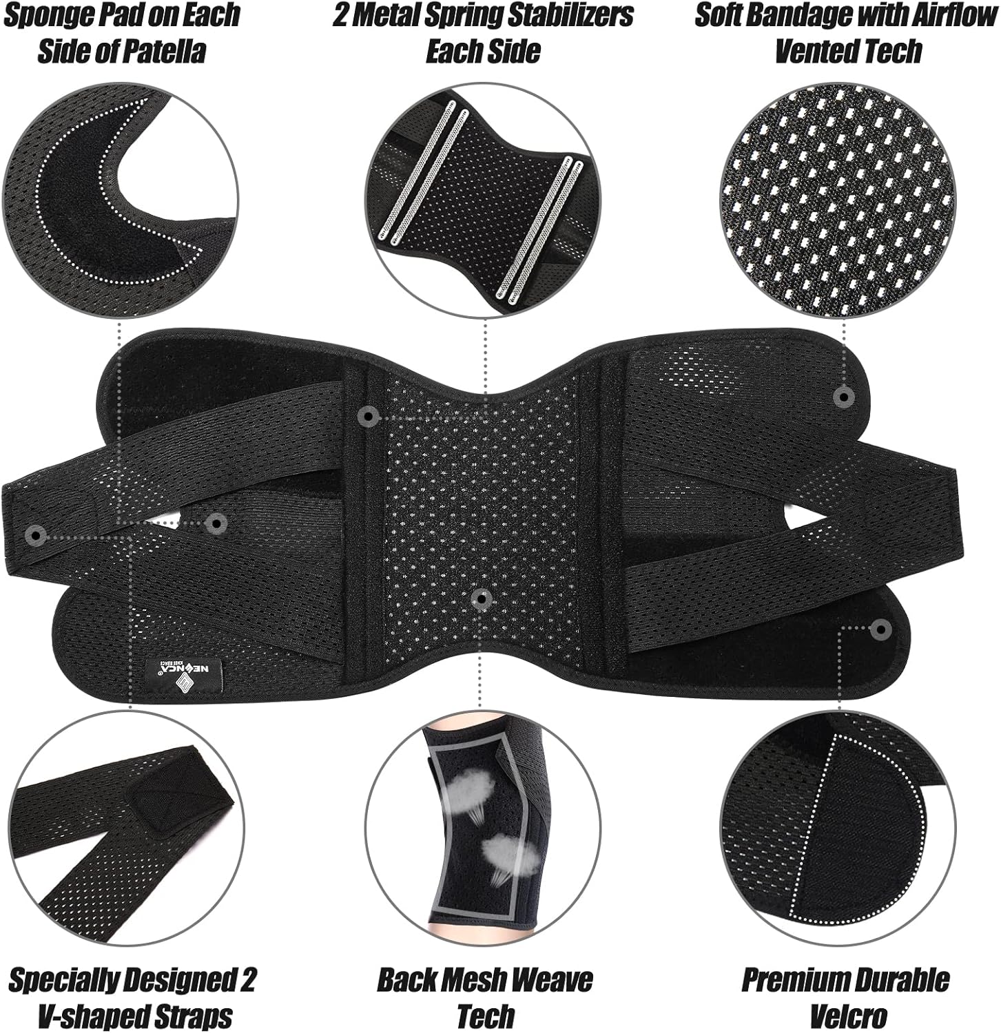 Thumbnail 1 de NEENCA Knee Brace for Knee Pain: Support, Comfort, and Stability in One Wrap