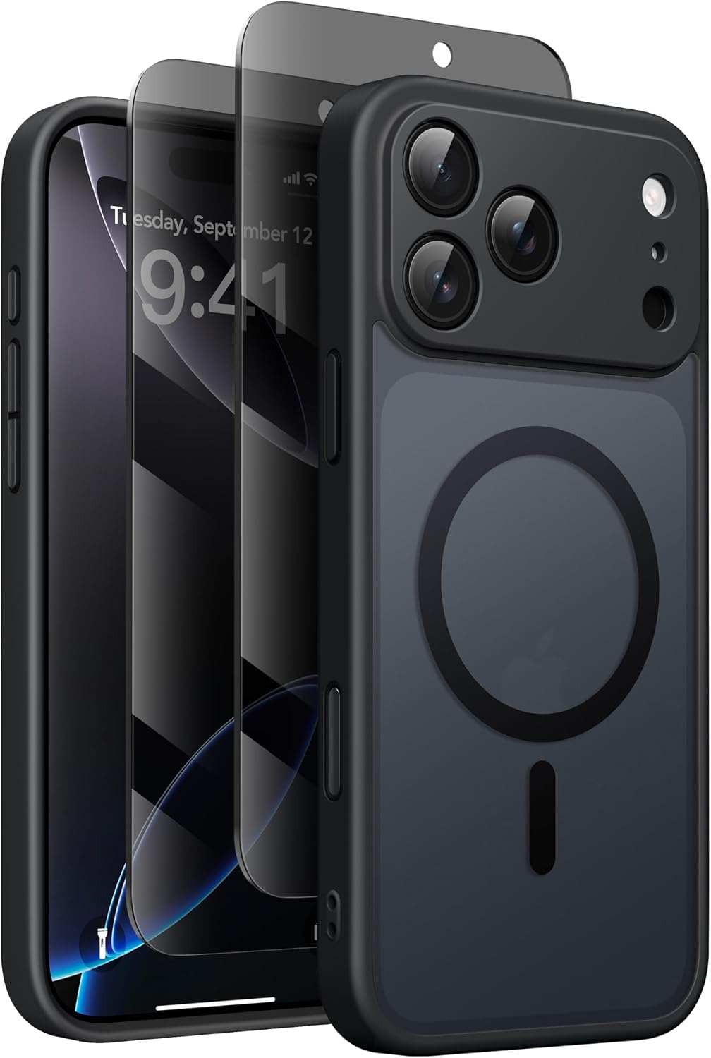 Detalle de iPhone 17 Pro Max Magnetic Privacy Case with MagSafe