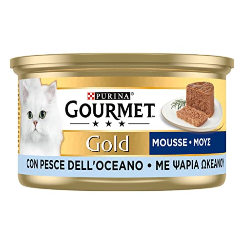 Detalle de GOURMET Gold Cibo Umido per Gatti Adulti Mousse – 24 Lattine da 85 g