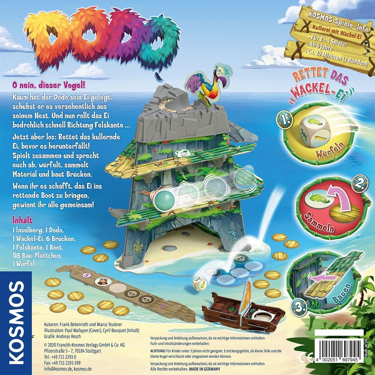 Thumbnail 1 de Dodo Rettet das Ei, jeu coopératif 6 ans